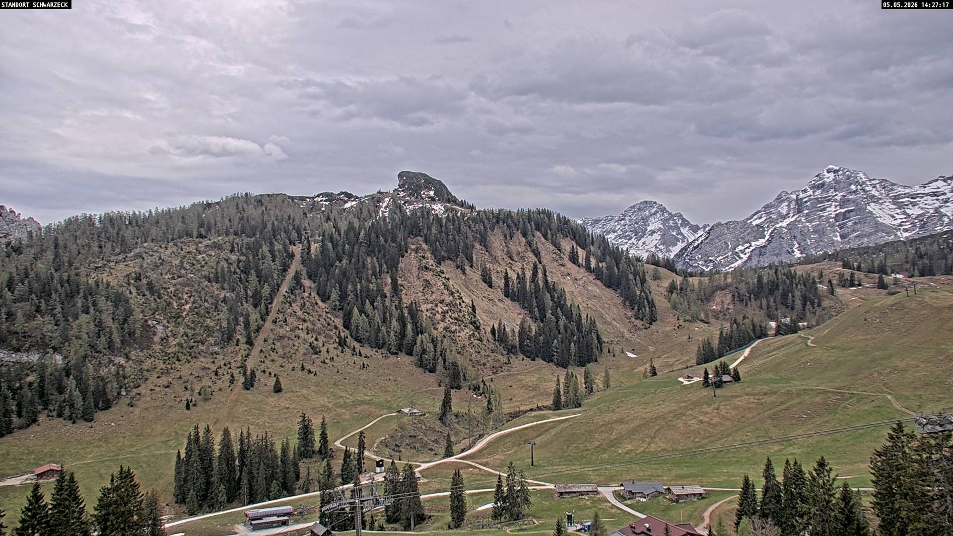 Archiv Foto Webcam Grubhörndl, Loferer Alm