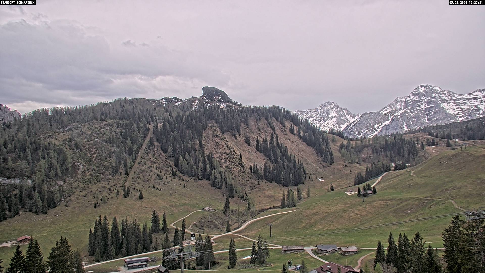 Archiv Foto Webcam Grubhörndl, Loferer Alm