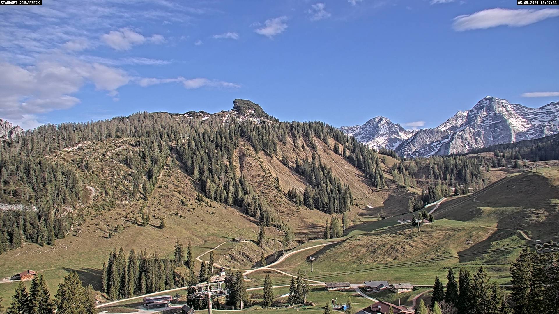 Archiv Foto Webcam Grubhörndl, Loferer Alm