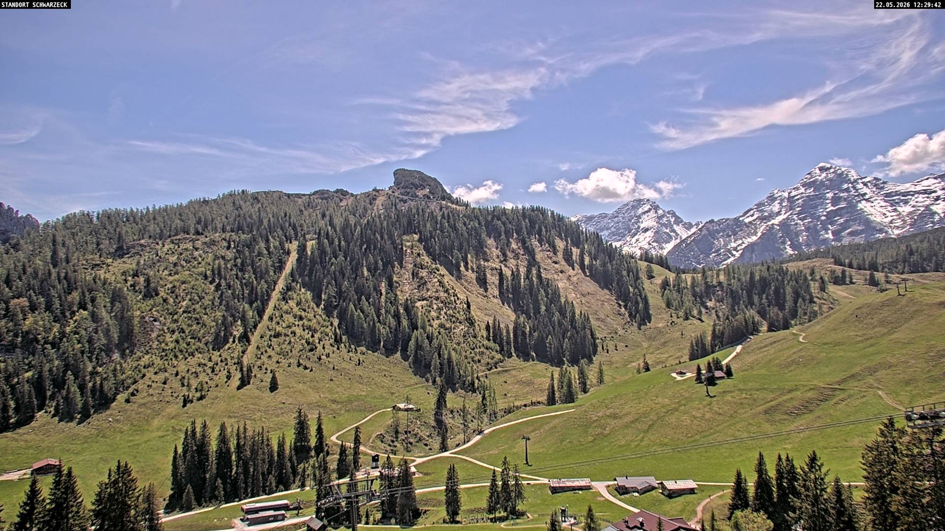 Archiv Foto Webcam Grubhörndl, Loferer Alm