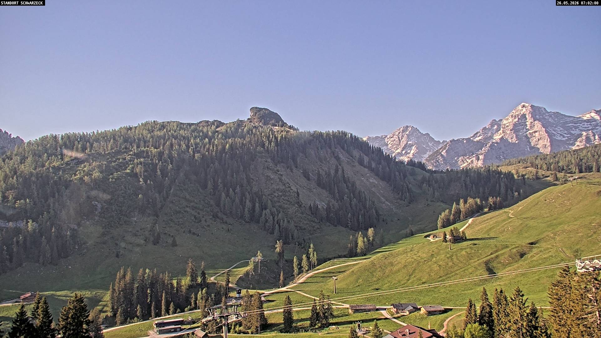 Archiv Foto Webcam Grubhörndl, Loferer Alm