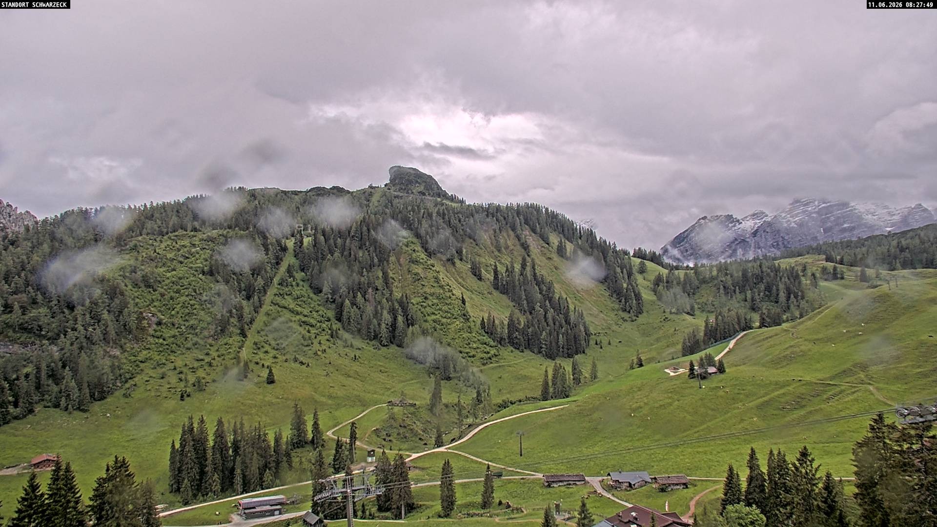 Archiv Foto Webcam Grubhörndl, Loferer Alm