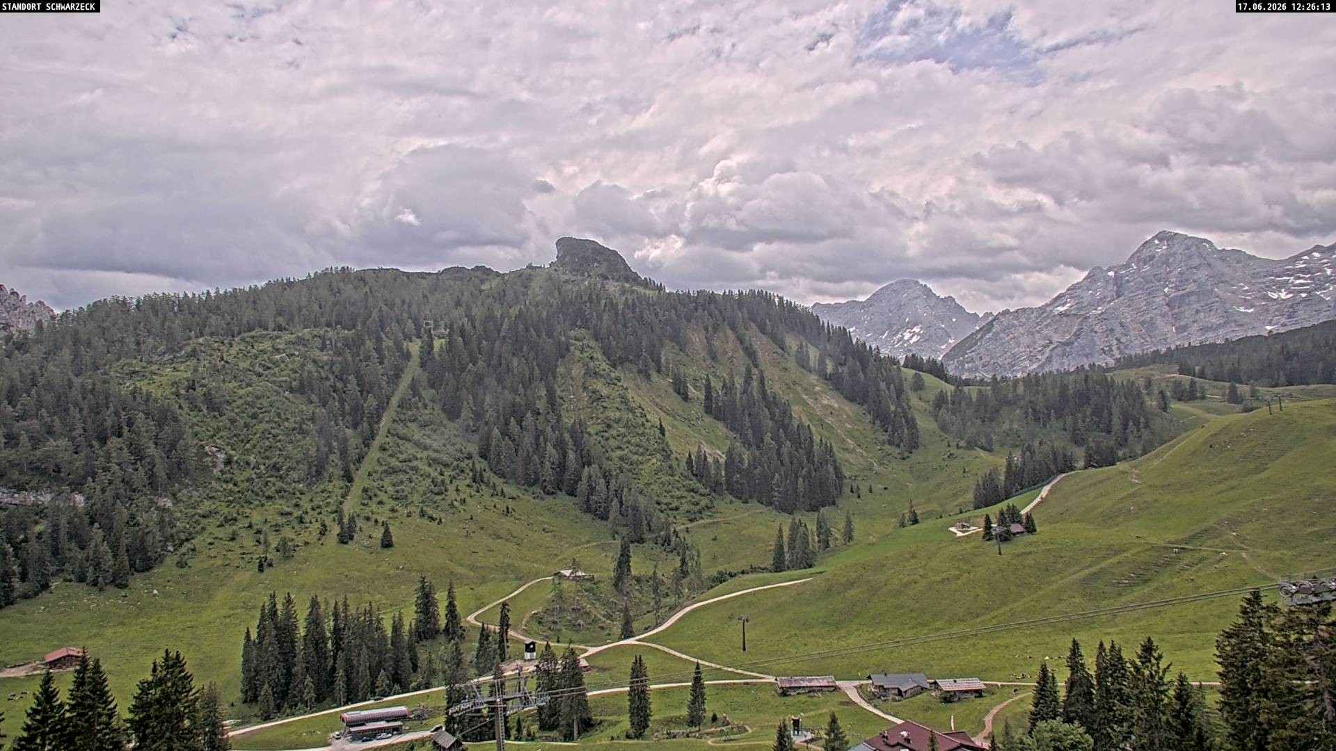 Archiv Foto Webcam Grubhörndl, Loferer Alm