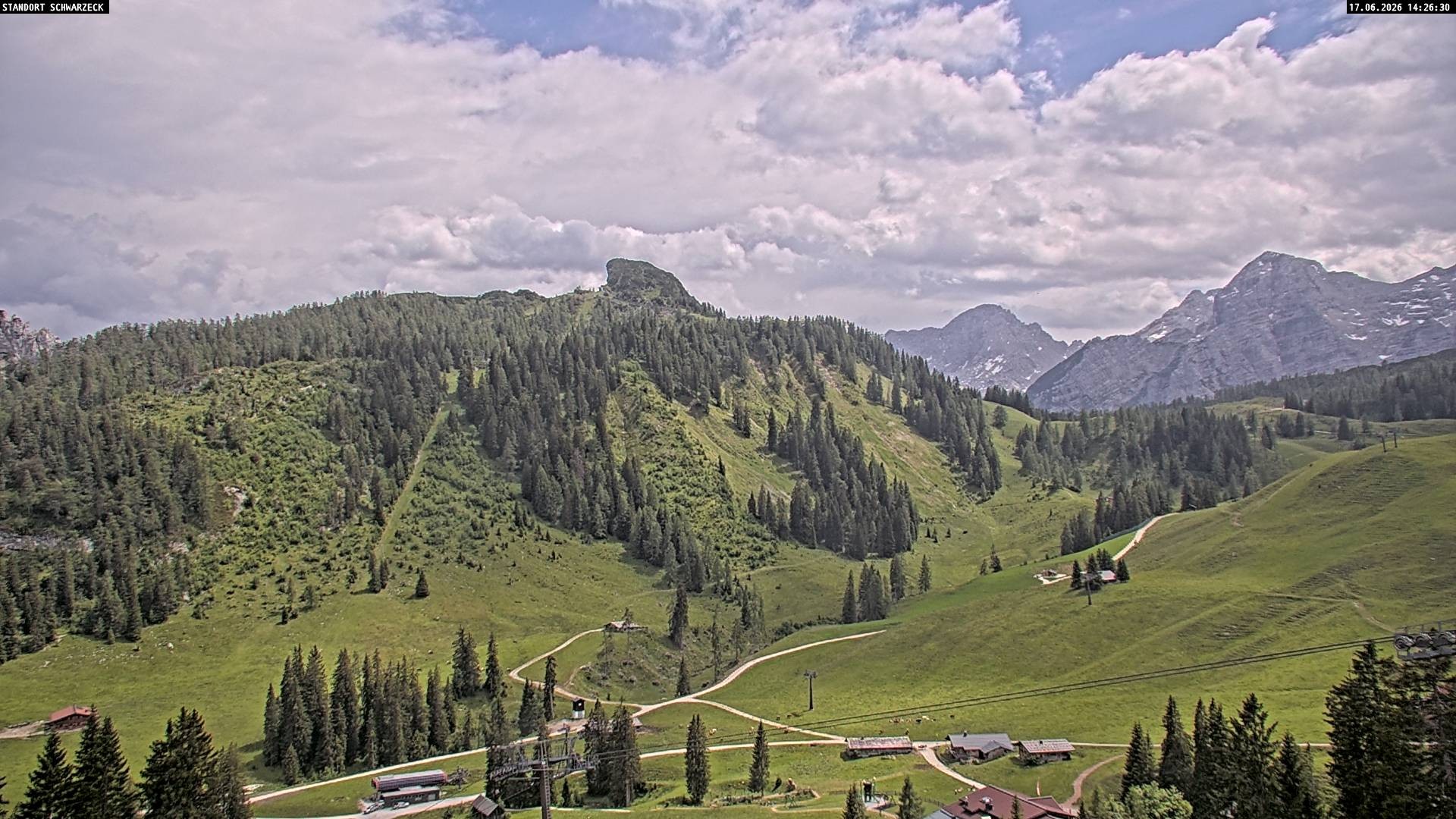 Archiv Foto Webcam Grubhörndl, Loferer Alm