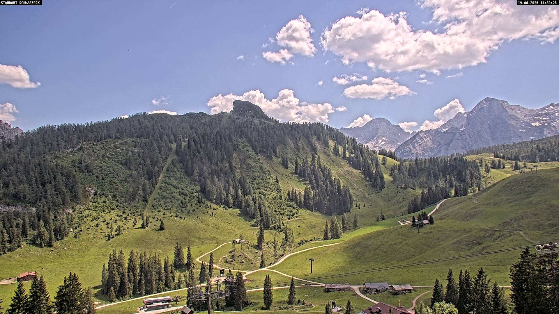 Archiv Foto Webcam Grubhörndl, Loferer Alm