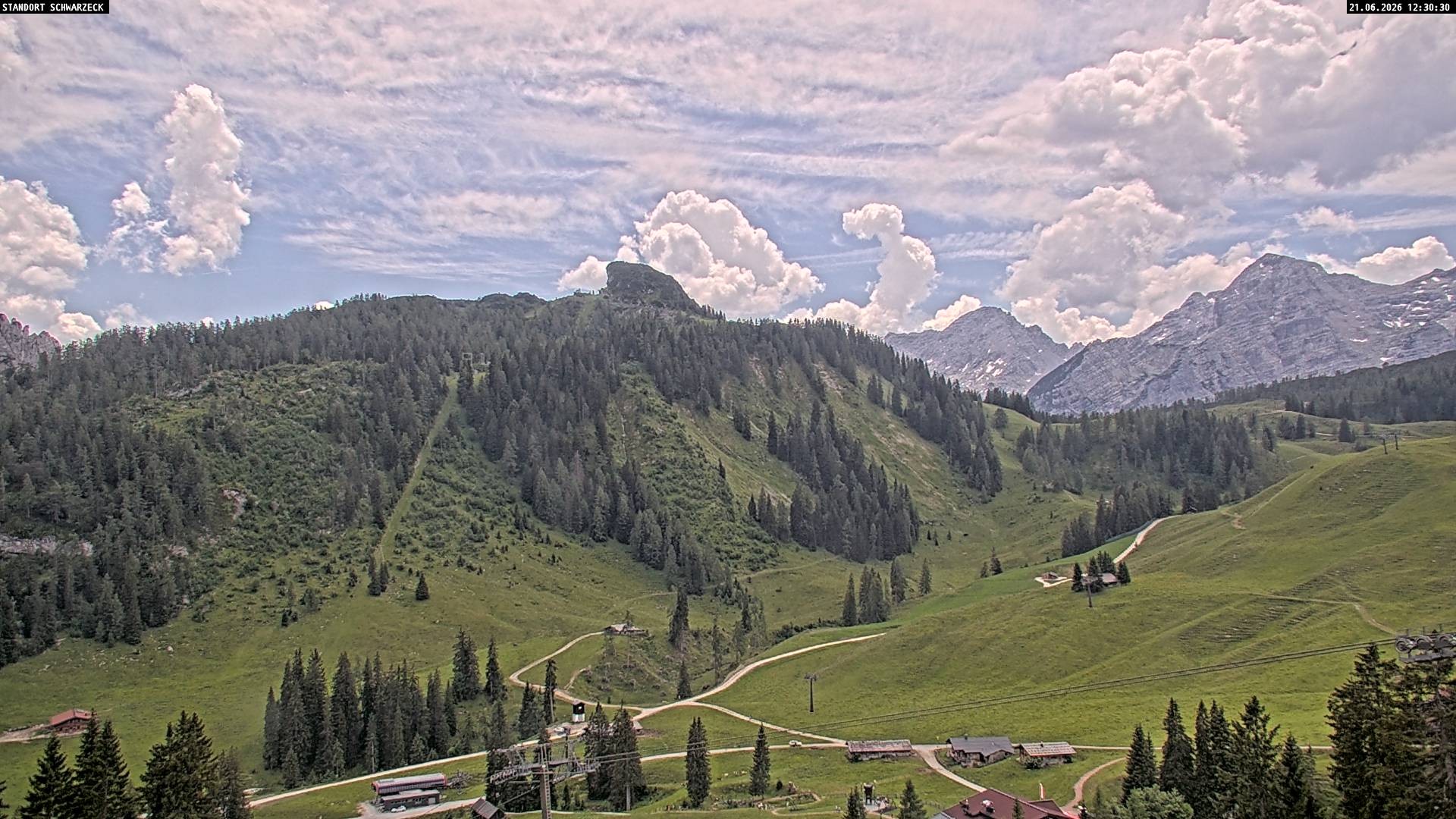 Archiv Foto Webcam Grubhörndl, Loferer Alm