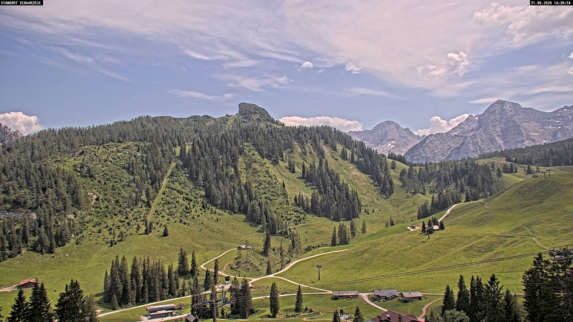 Archiv Foto Webcam Grubhörndl, Loferer Alm