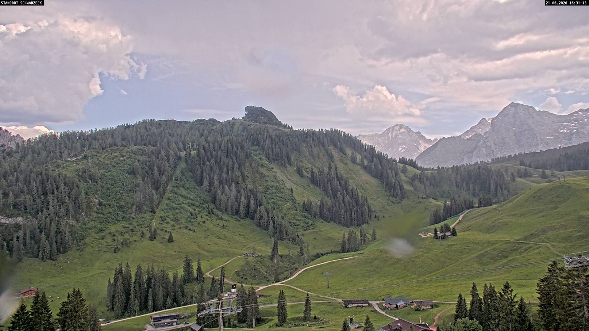 Archiv Foto Webcam Grubhörndl, Loferer Alm