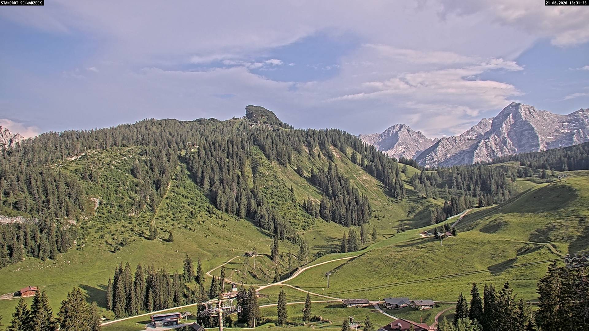 Archiv Foto Webcam Grubhörndl, Loferer Alm