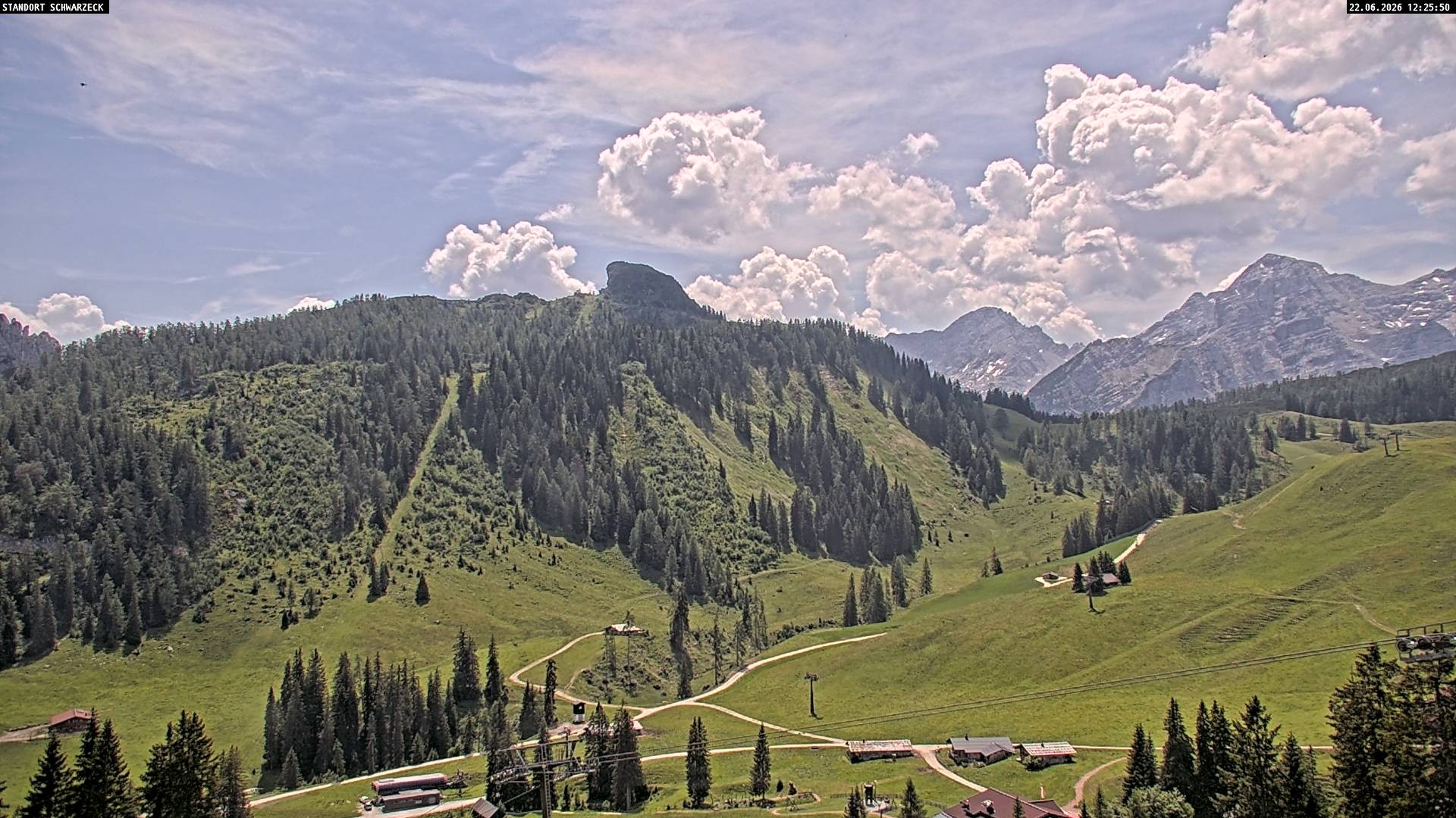 Archiv Foto Webcam Grubhörndl, Loferer Alm