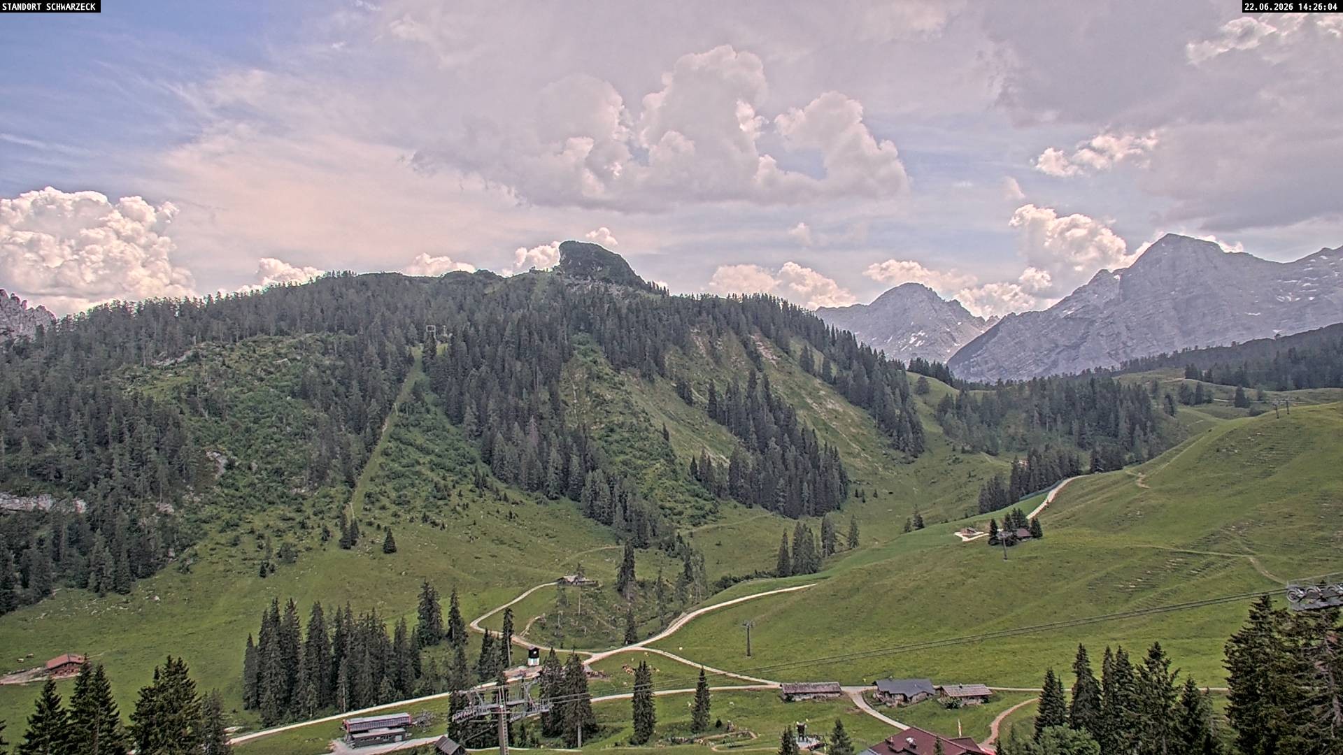 Archiv Foto Webcam Grubhörndl, Loferer Alm