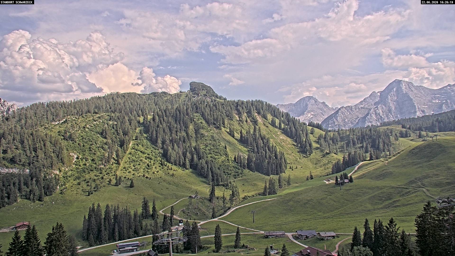 Archiv Foto Webcam Grubhörndl, Loferer Alm