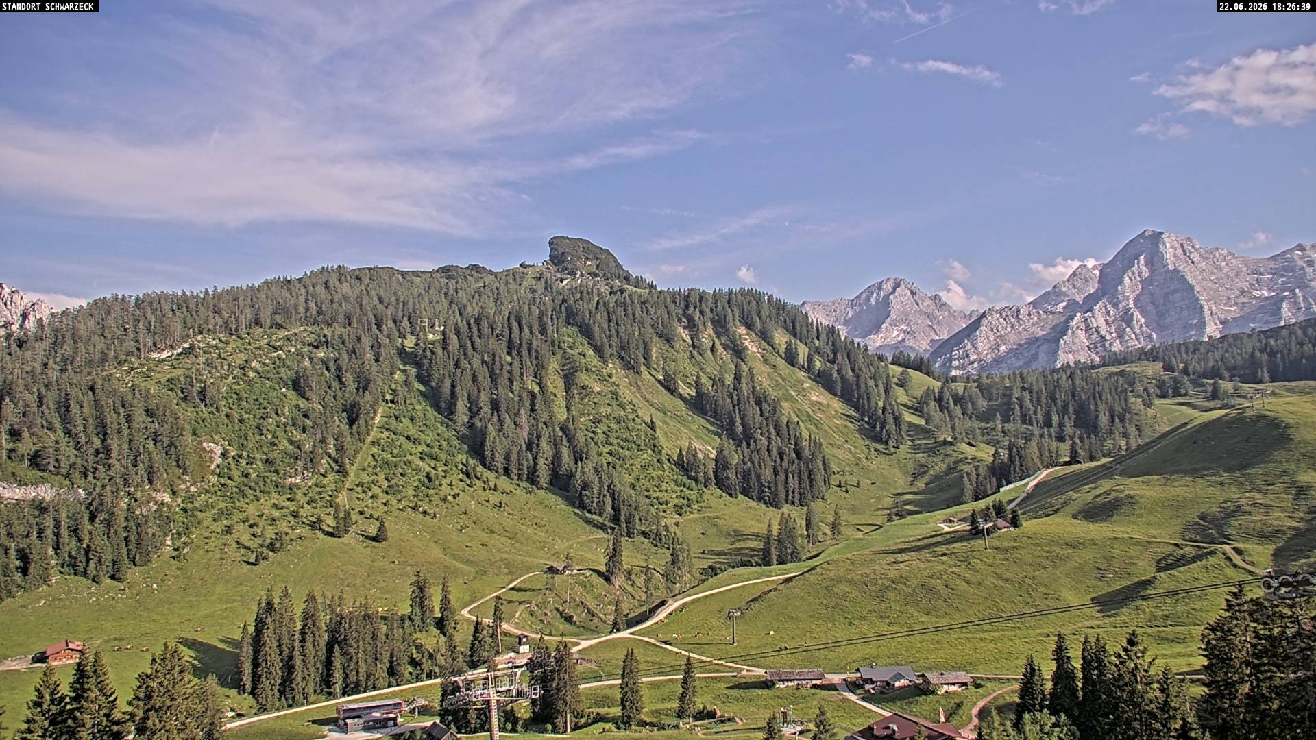 Archiv Foto Webcam Grubhörndl, Loferer Alm