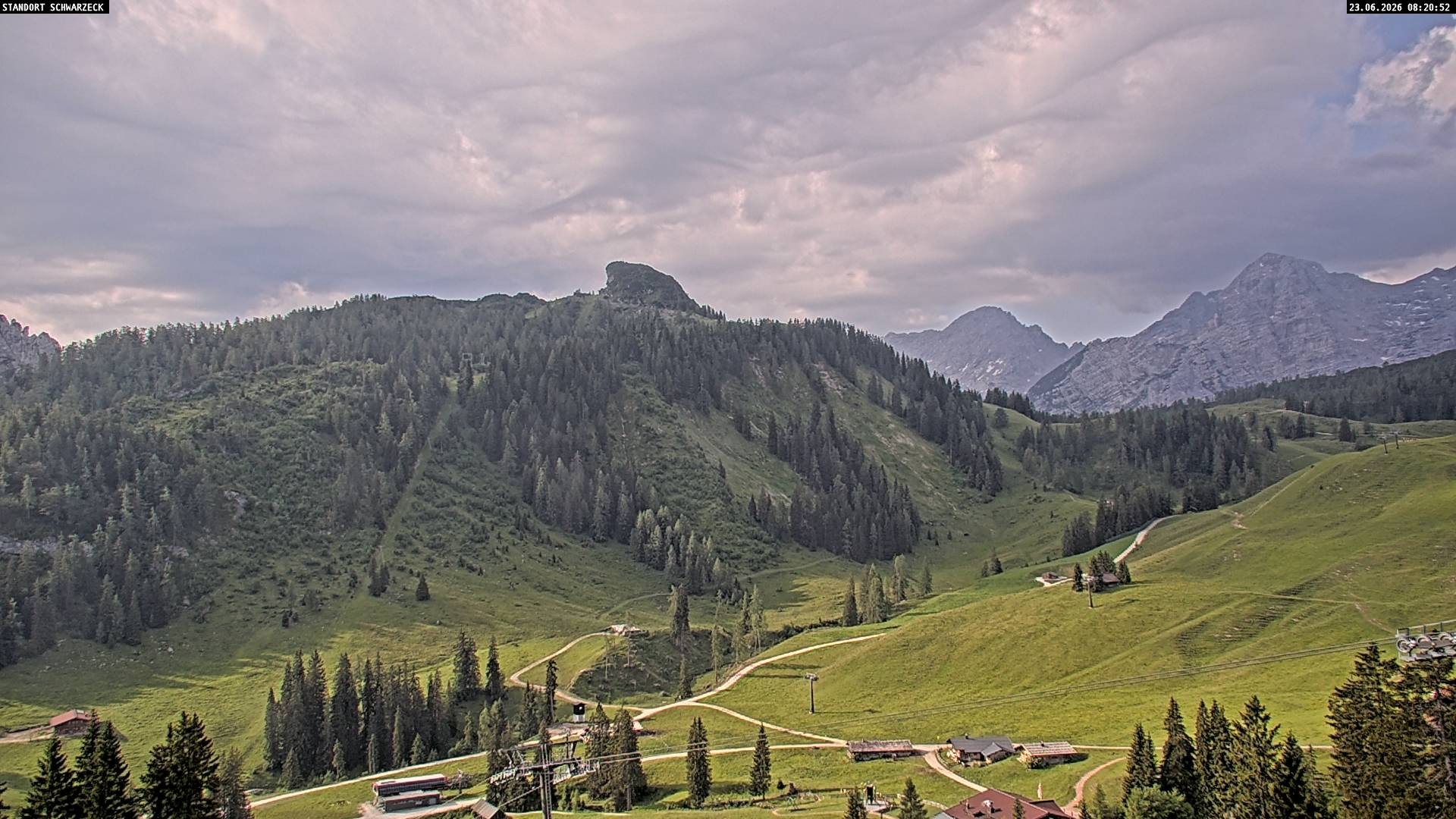 Archiv Foto Webcam Grubhörndl, Loferer Alm