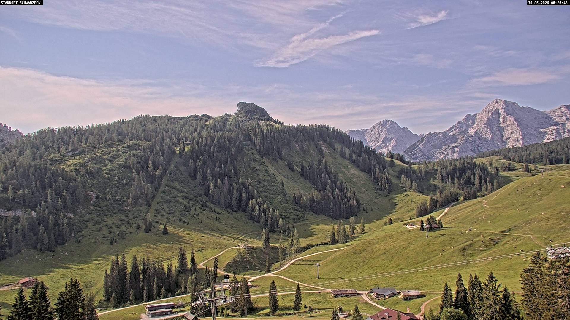 Archiv Foto Webcam Grubhörndl, Loferer Alm