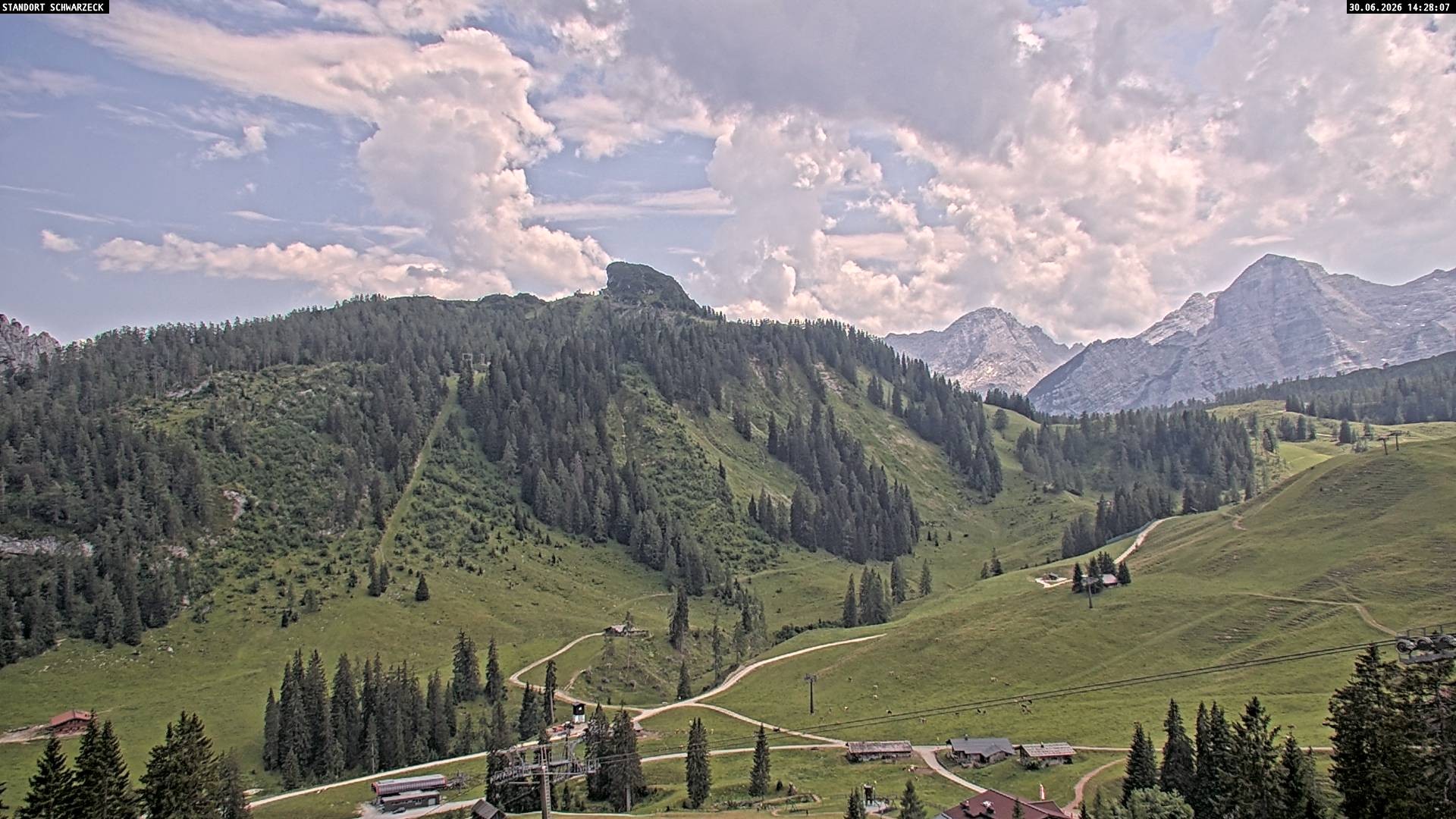 Archiv Foto Webcam Grubhörndl, Loferer Alm