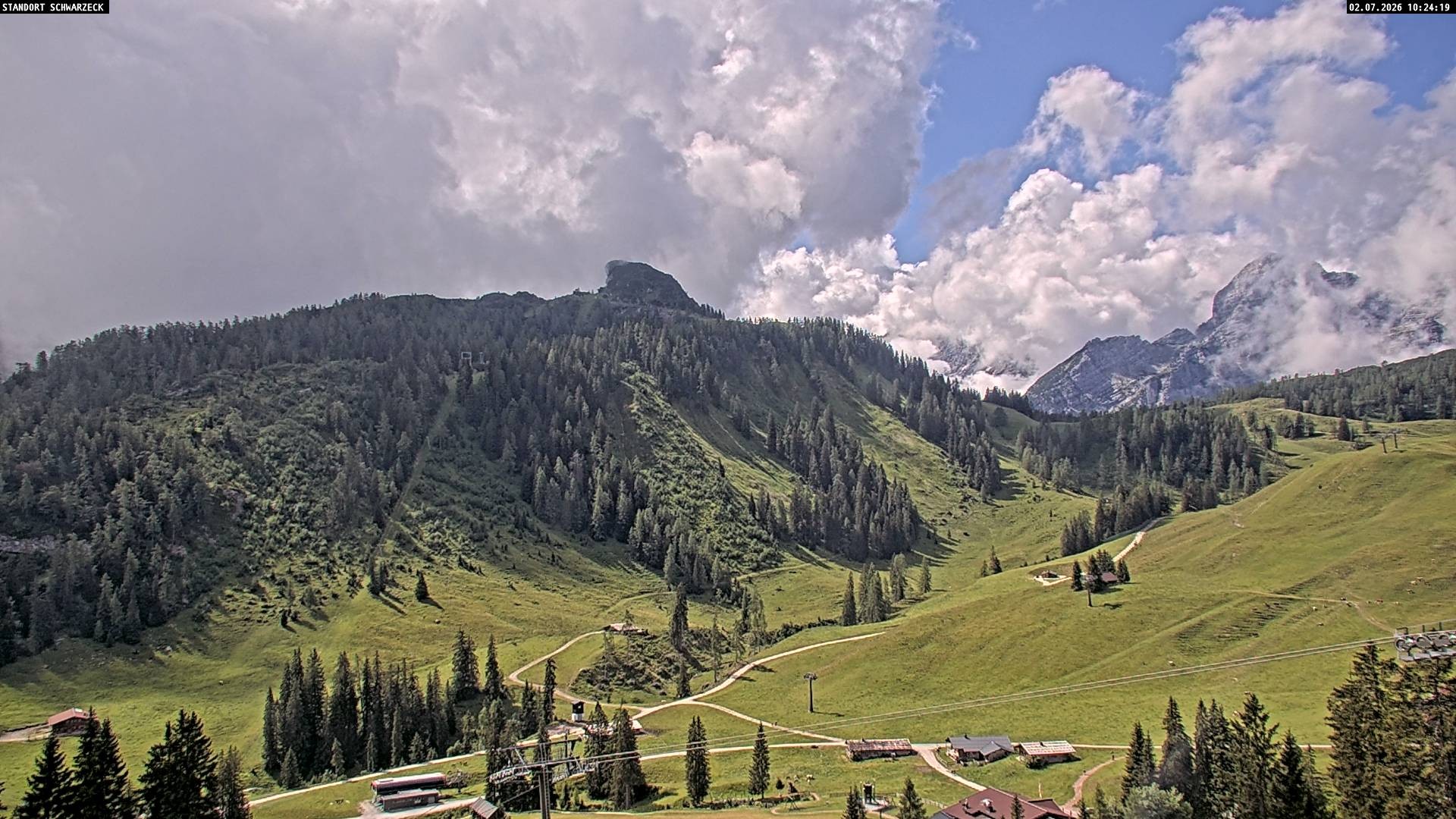 Archiv Foto Webcam Grubhörndl, Loferer Alm