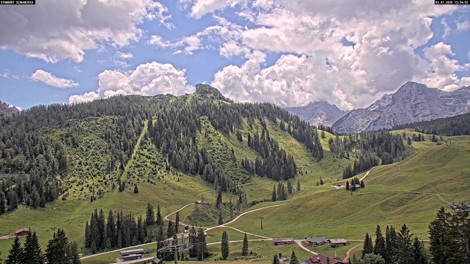 Archiv Foto Webcam Grubhörndl, Loferer Alm