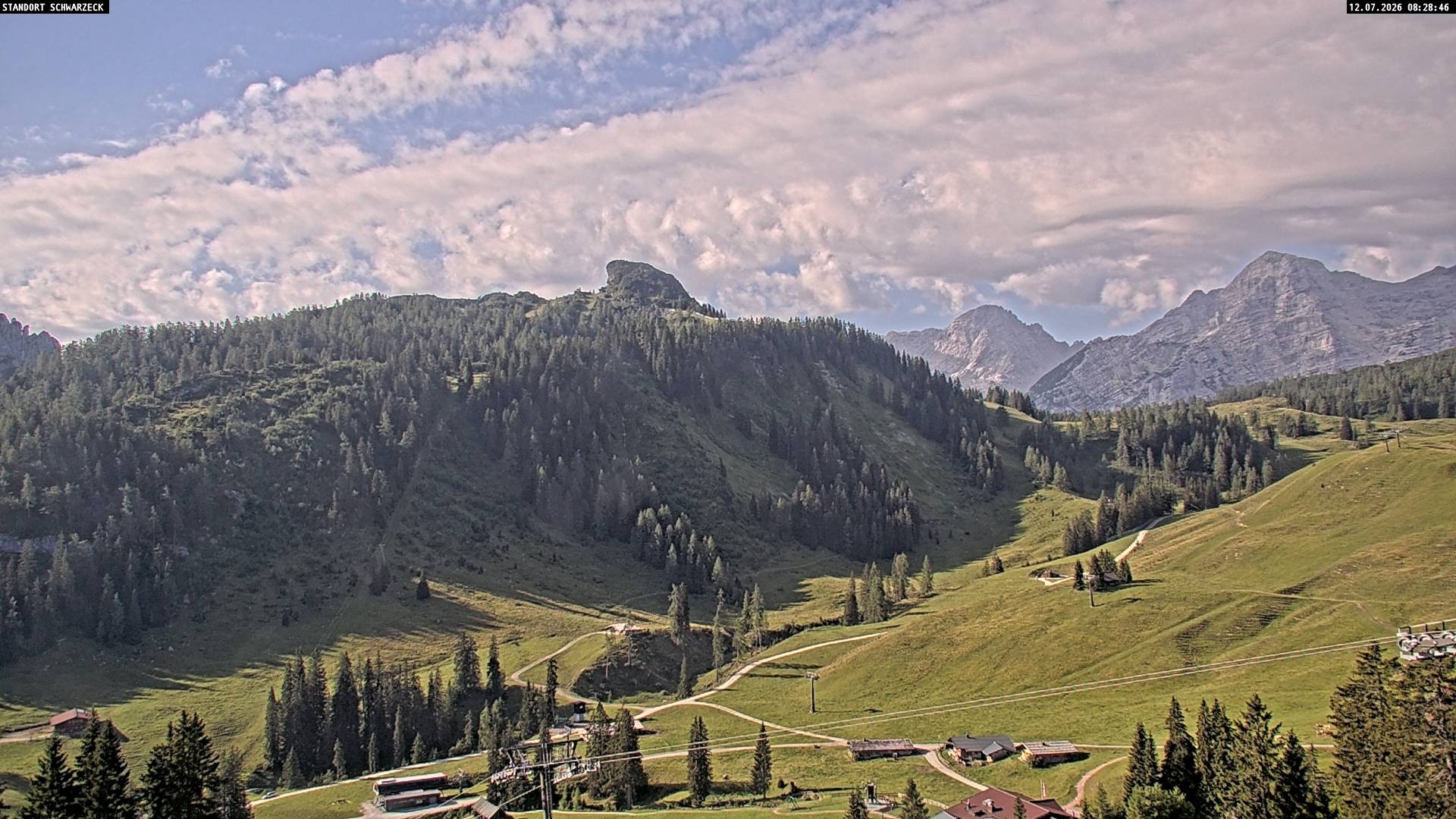 Archiv Foto Webcam Grubhörndl, Loferer Alm