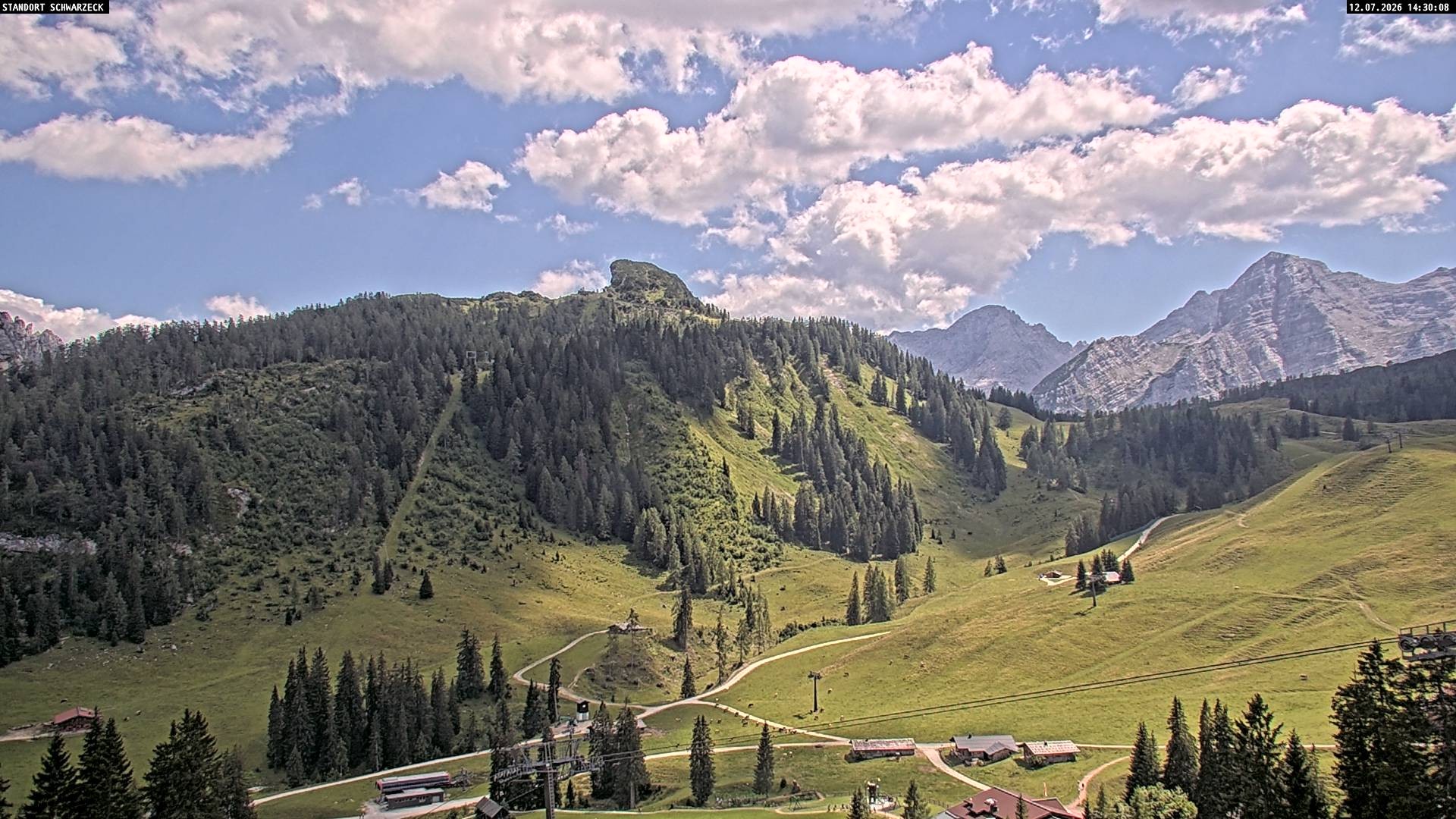 Archiv Foto Webcam Grubhörndl, Loferer Alm
