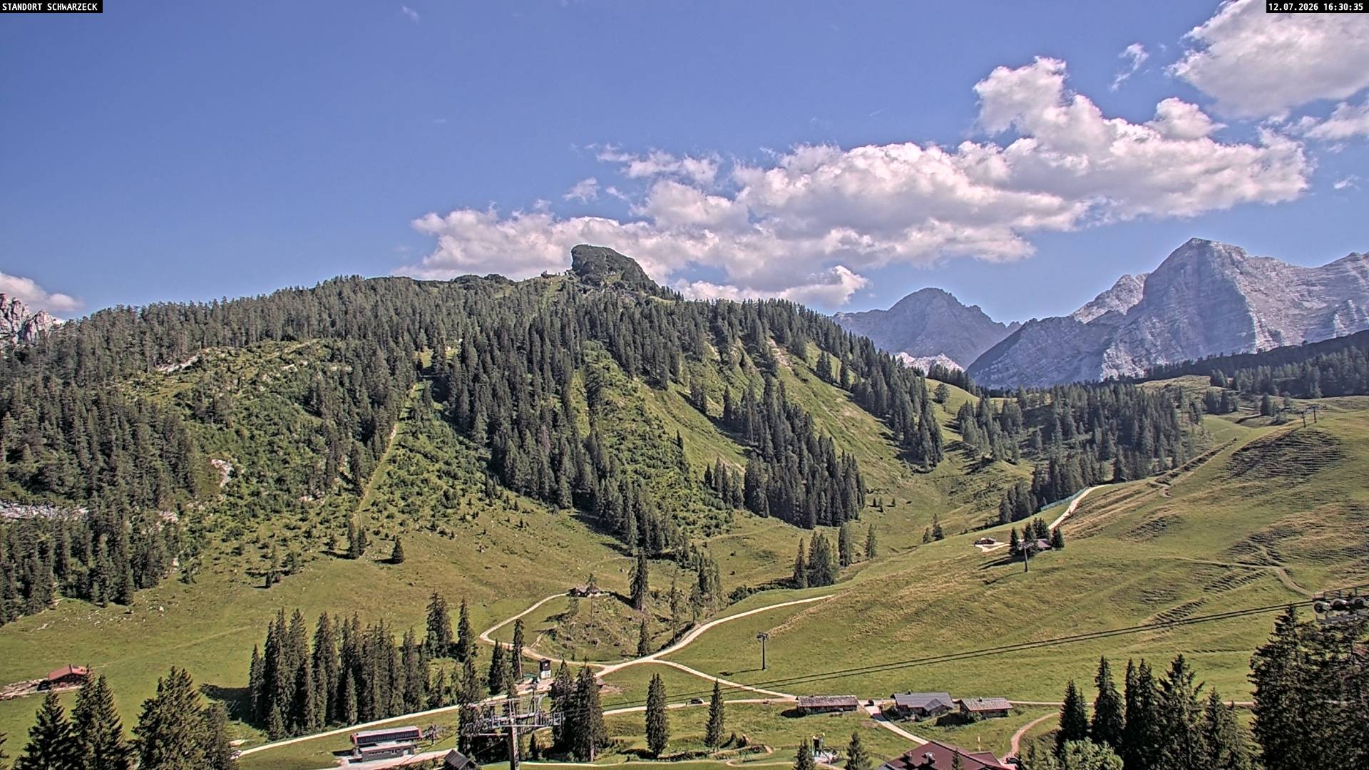 Archiv Foto Webcam Grubhörndl, Loferer Alm