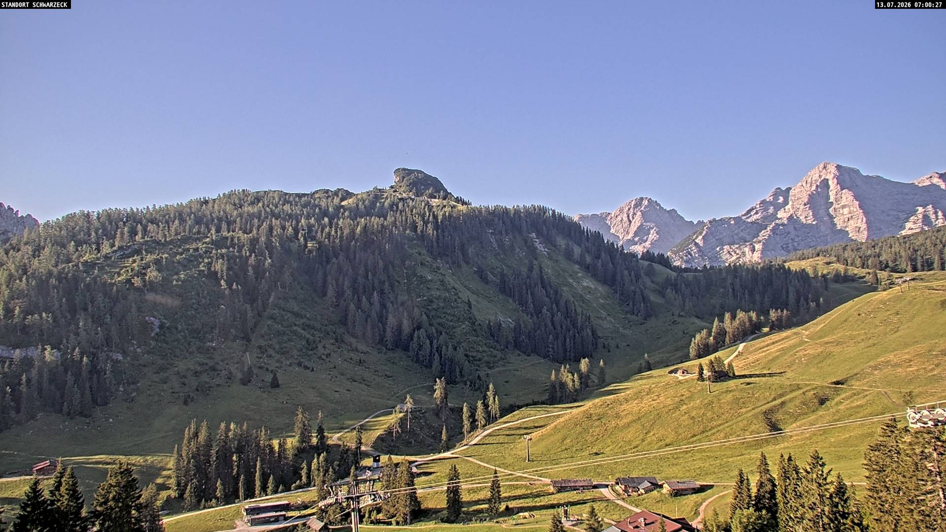 Archiv Foto Webcam Grubhörndl, Loferer Alm