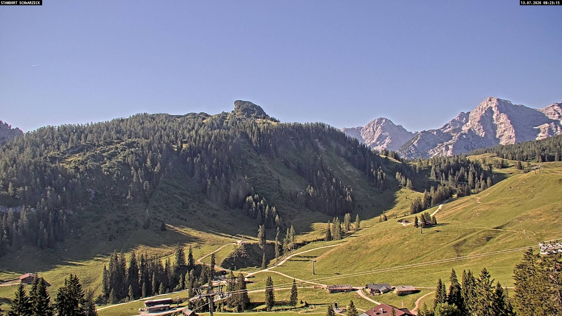 Archiv Foto Webcam Grubhörndl, Loferer Alm