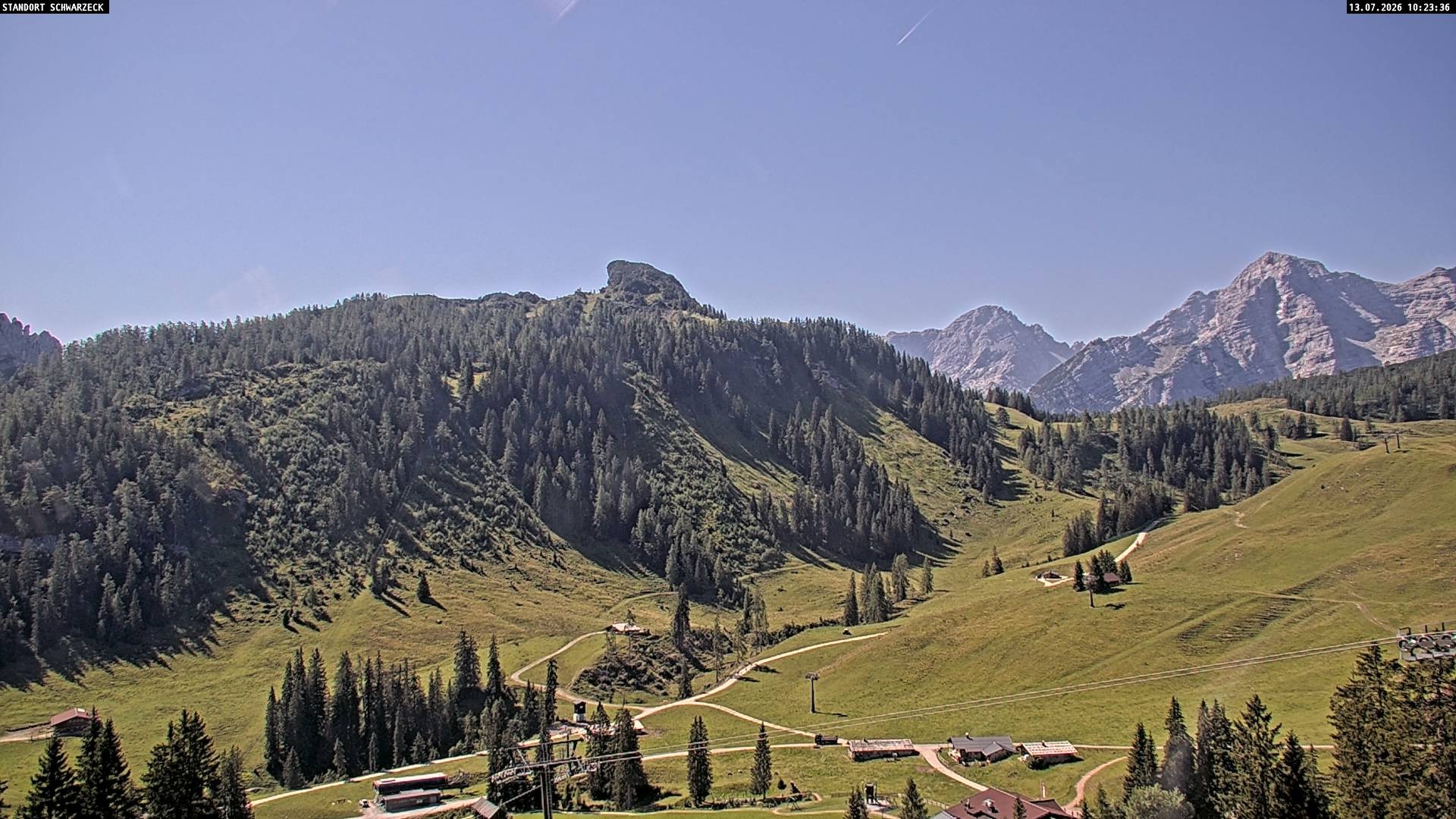 Archiv Foto Webcam Grubhörndl, Loferer Alm