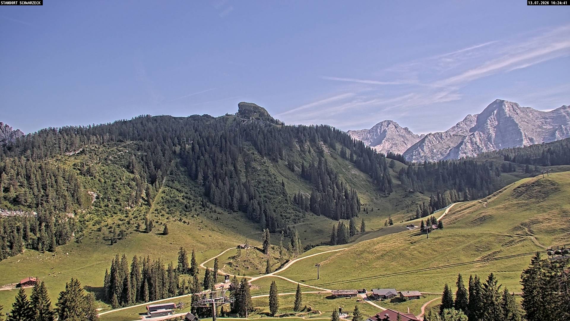 Archiv Foto Webcam Grubhörndl, Loferer Alm