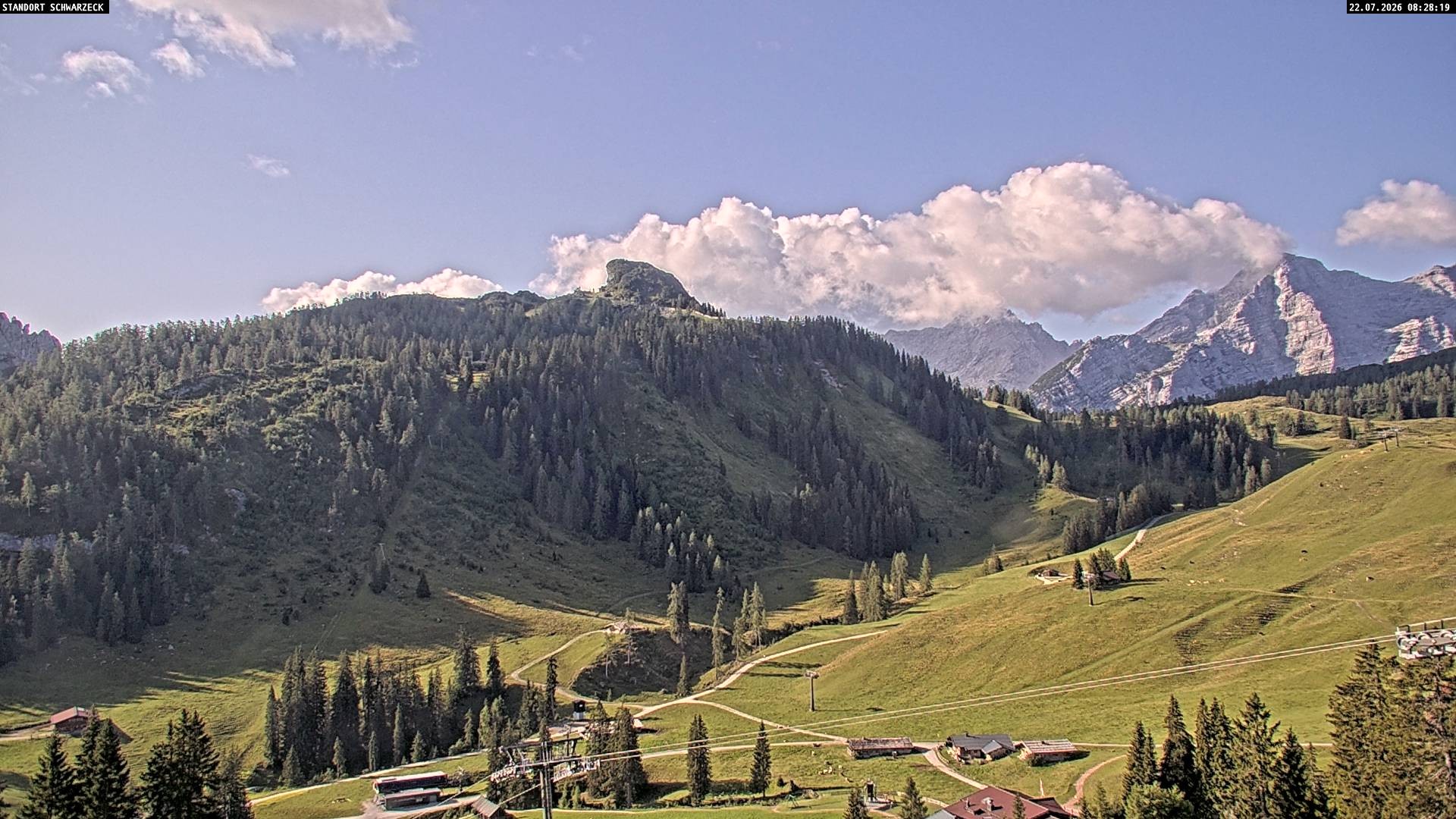 Archiv Foto Webcam Grubhörndl, Loferer Alm