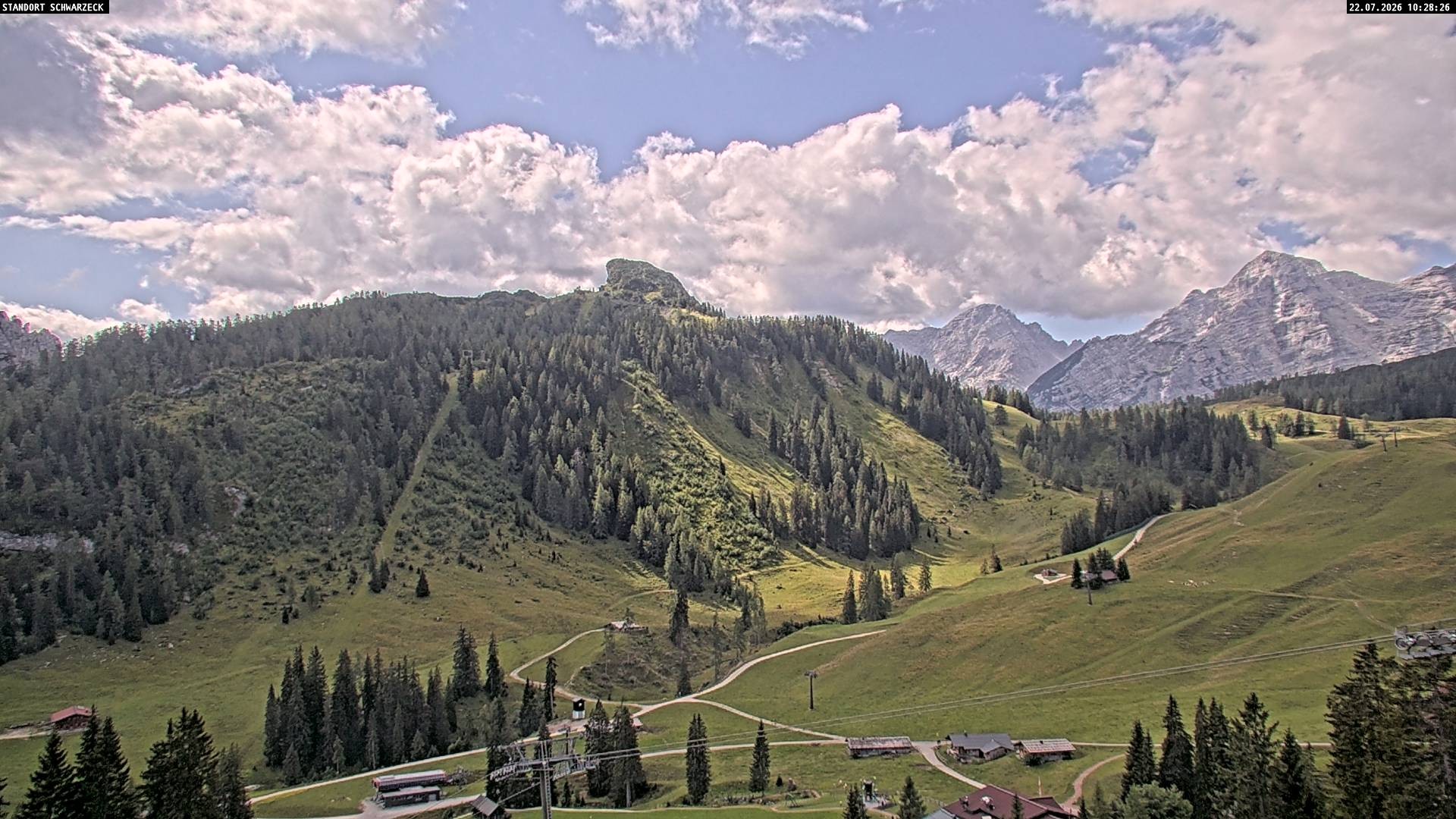 Archiv Foto Webcam Grubhörndl, Loferer Alm