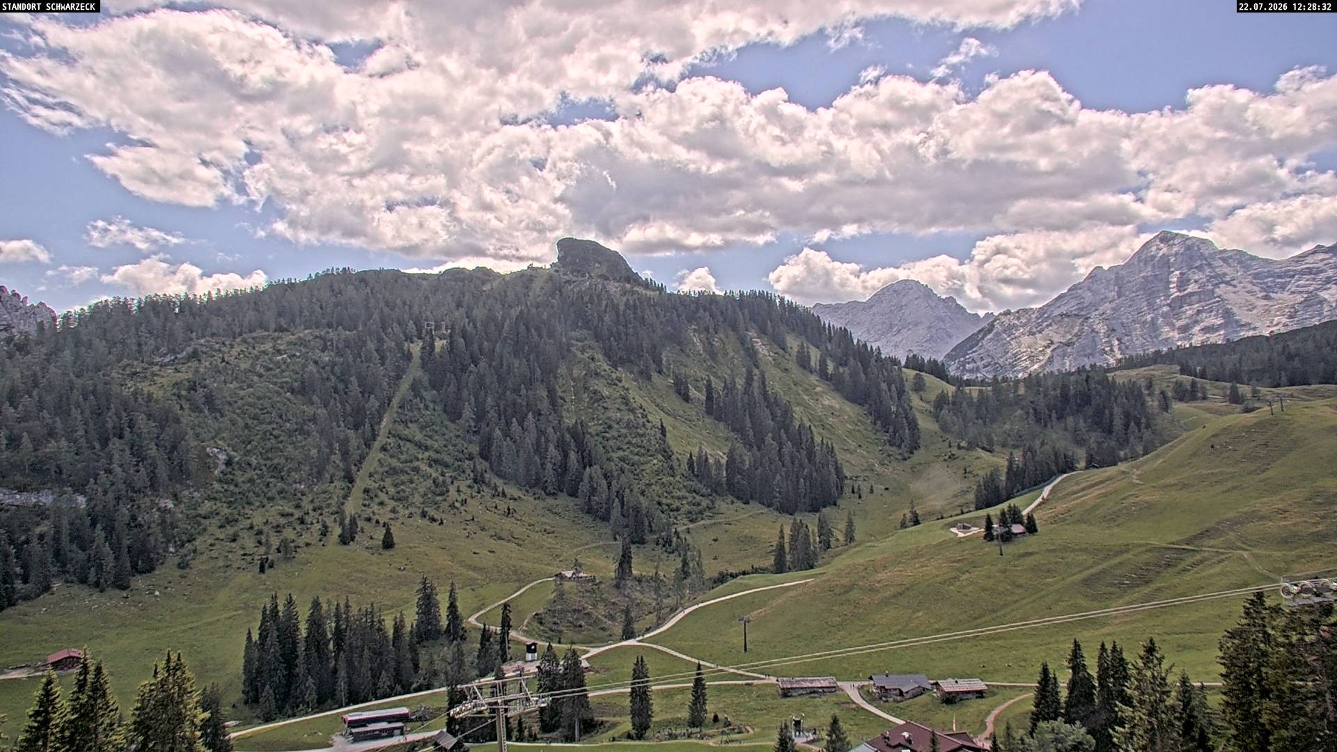 Archiv Foto Webcam Grubhörndl, Loferer Alm