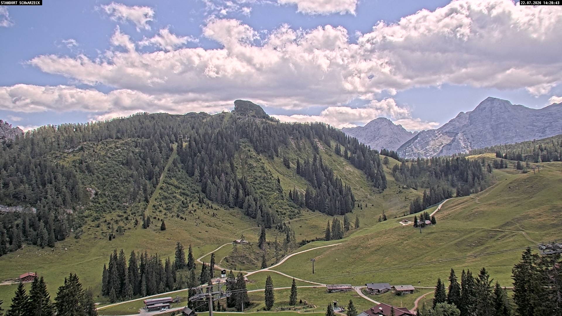 Archiv Foto Webcam Grubhörndl, Loferer Alm