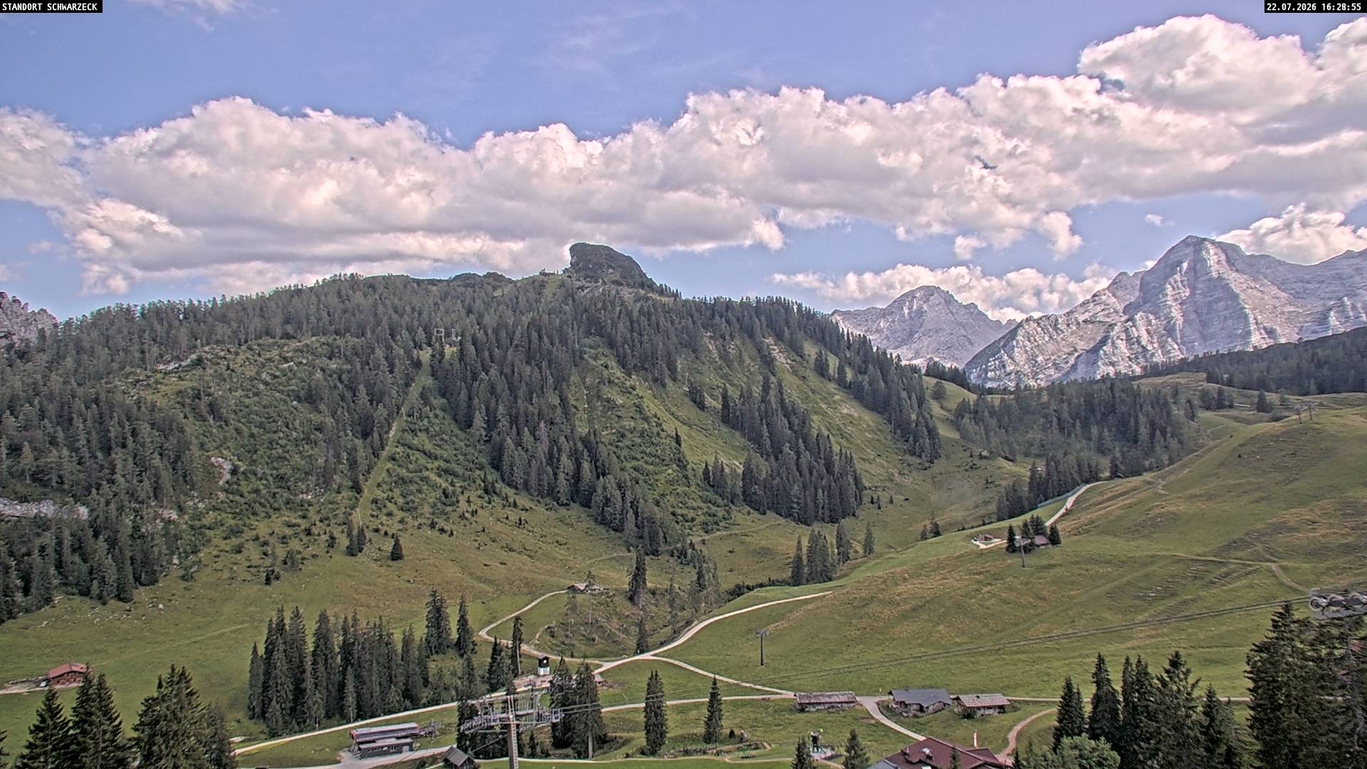 Archiv Foto Webcam Grubhörndl, Loferer Alm