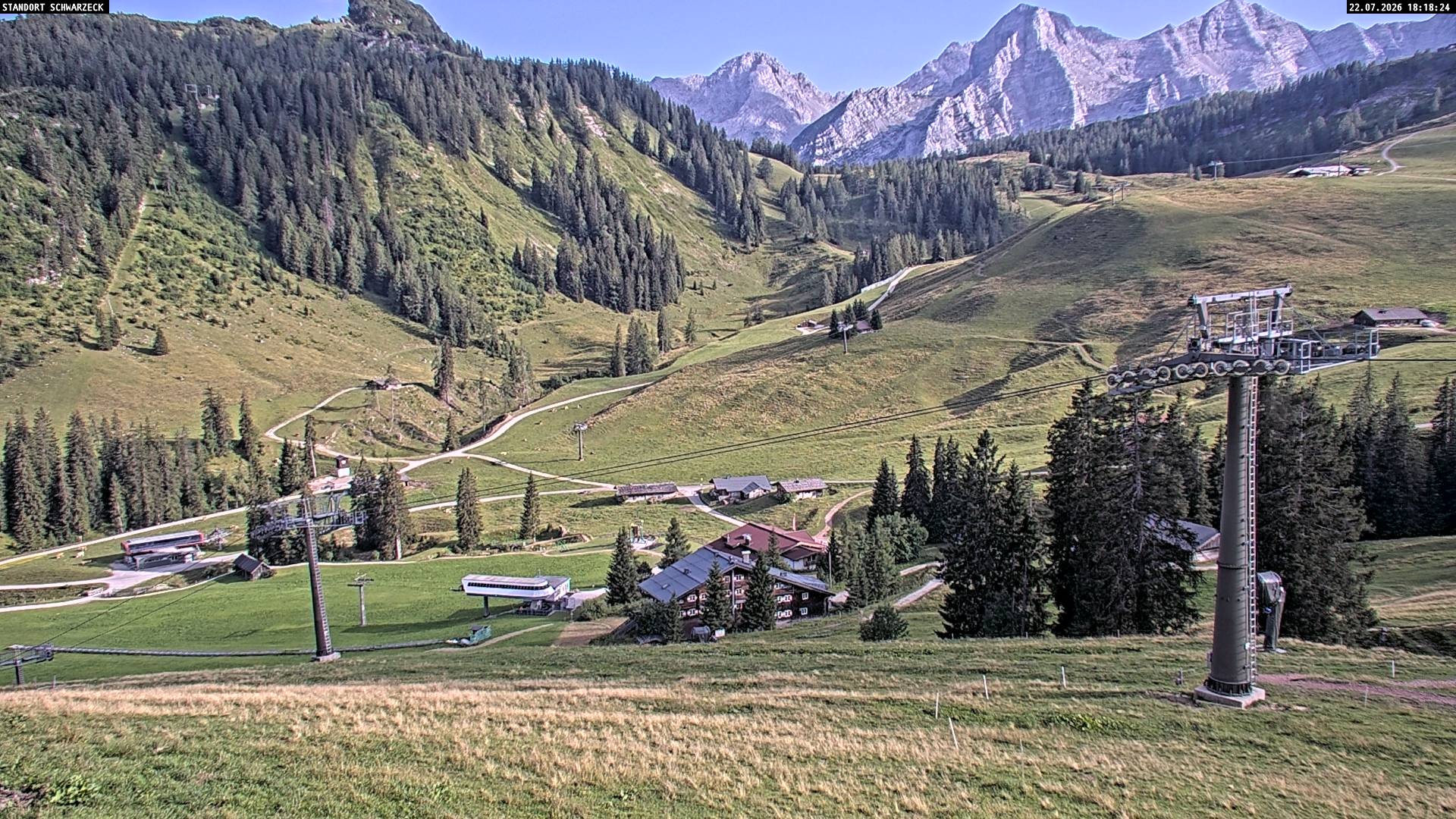 Archiv Foto Webcam Grubhörndl, Loferer Alm