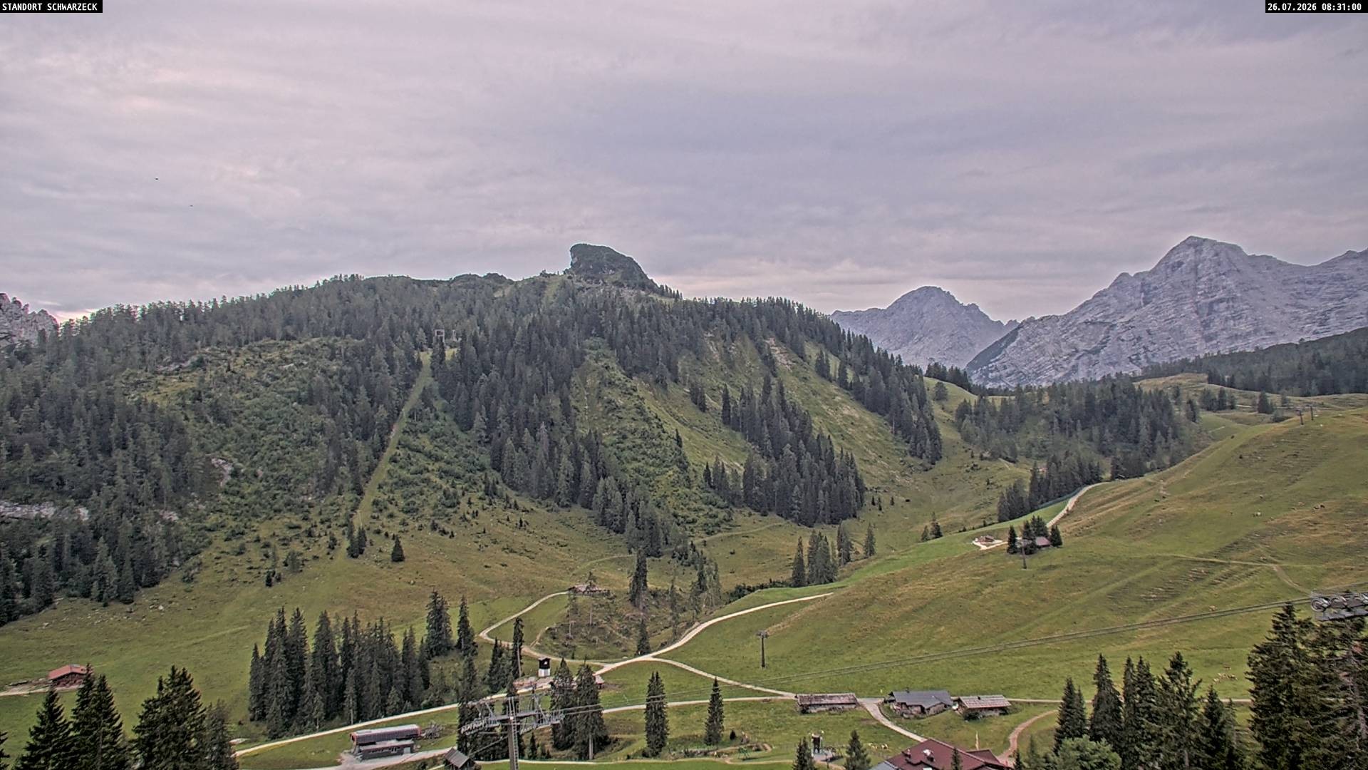 Archiv Foto Webcam Grubhörndl, Loferer Alm