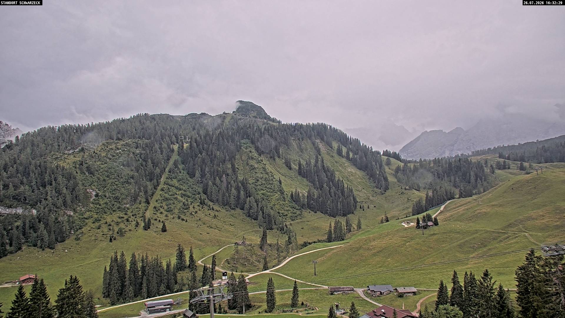 Archiv Foto Webcam Grubhörndl, Loferer Alm
