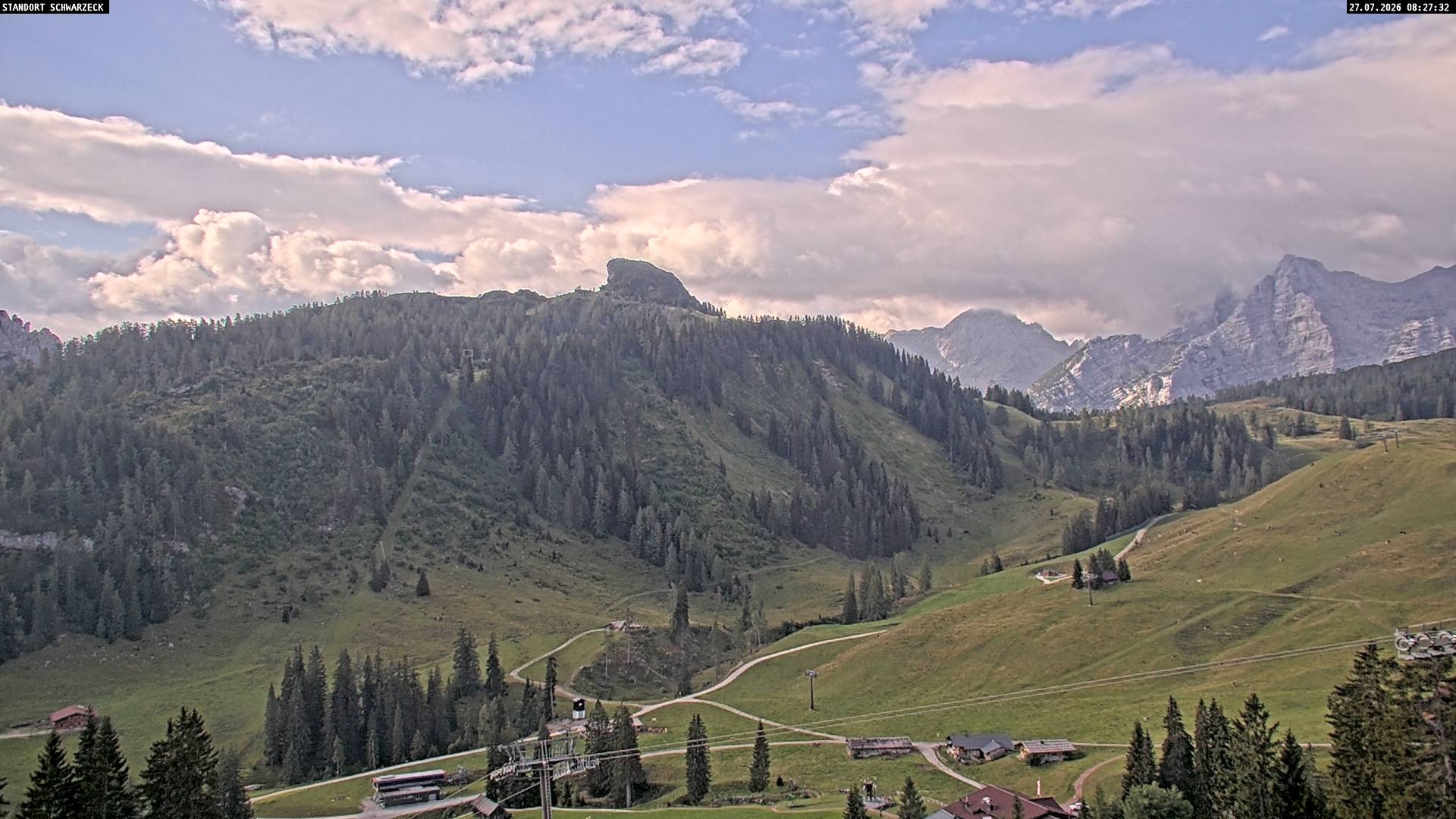 Archiv Foto Webcam Grubhörndl, Loferer Alm