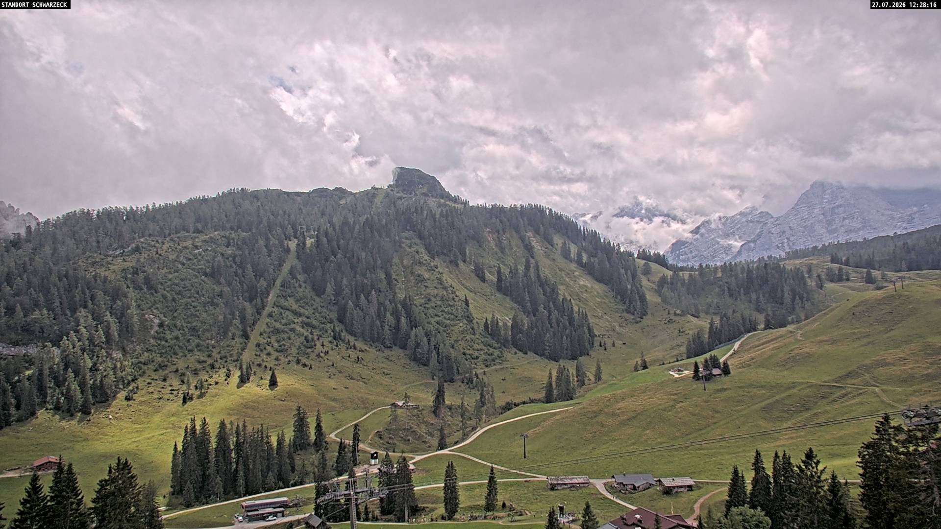 Archiv Foto Webcam Grubhörndl, Loferer Alm