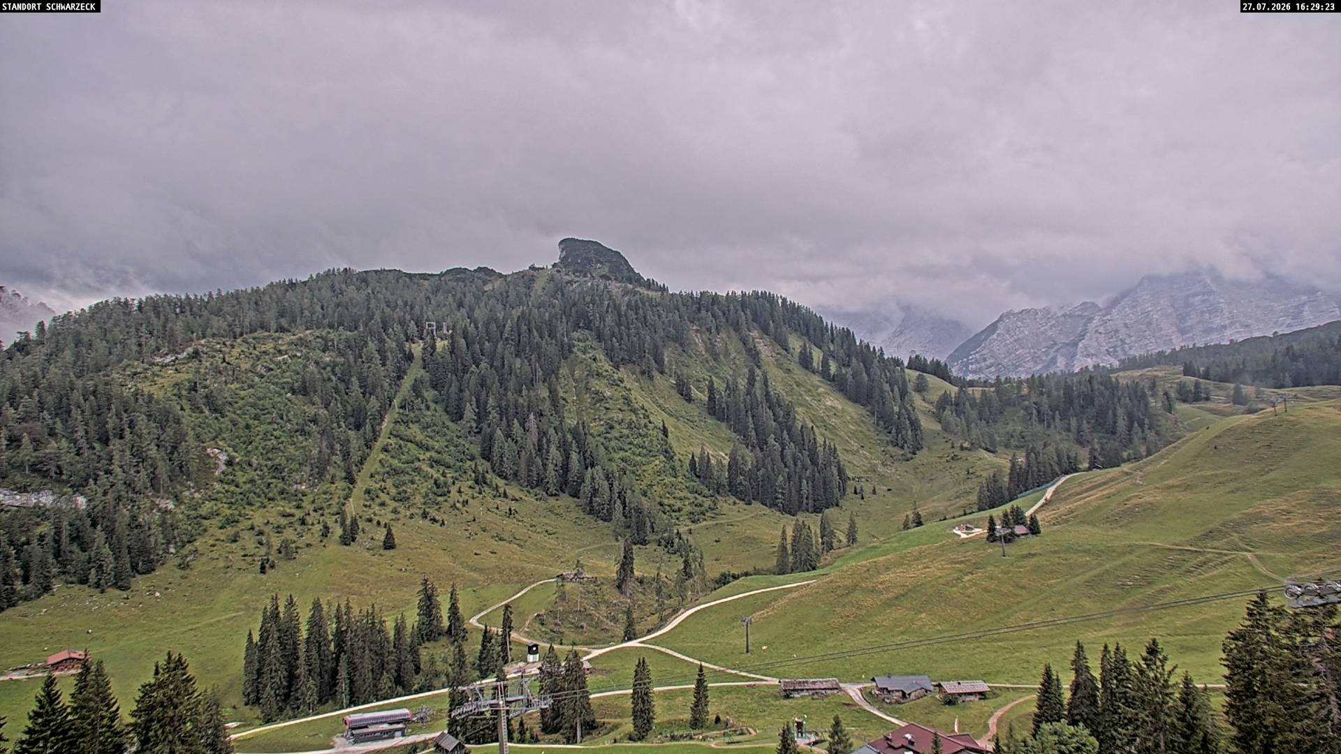 Archiv Foto Webcam Grubhörndl, Loferer Alm
