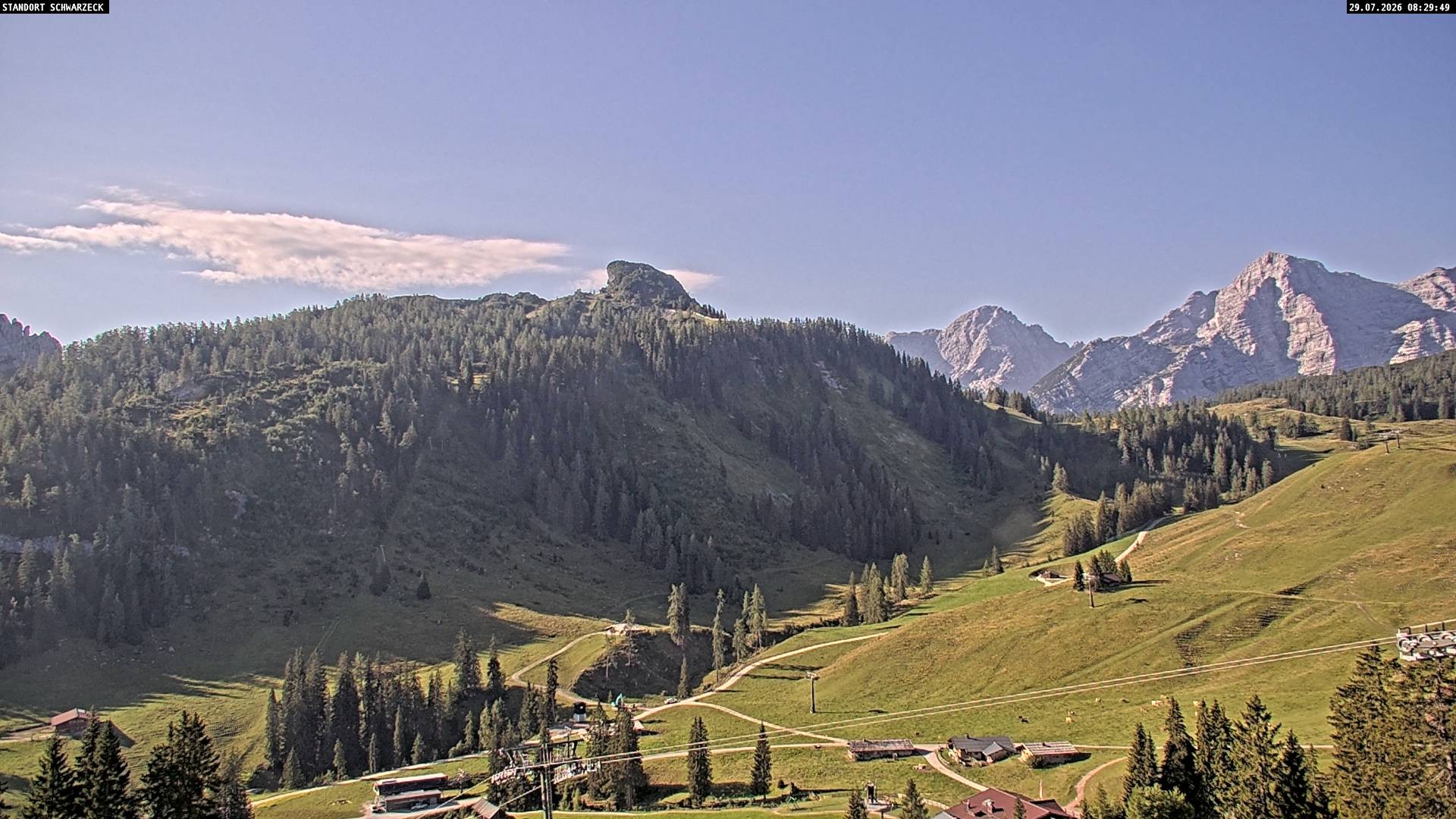 Archiv Foto Webcam Grubhörndl, Loferer Alm