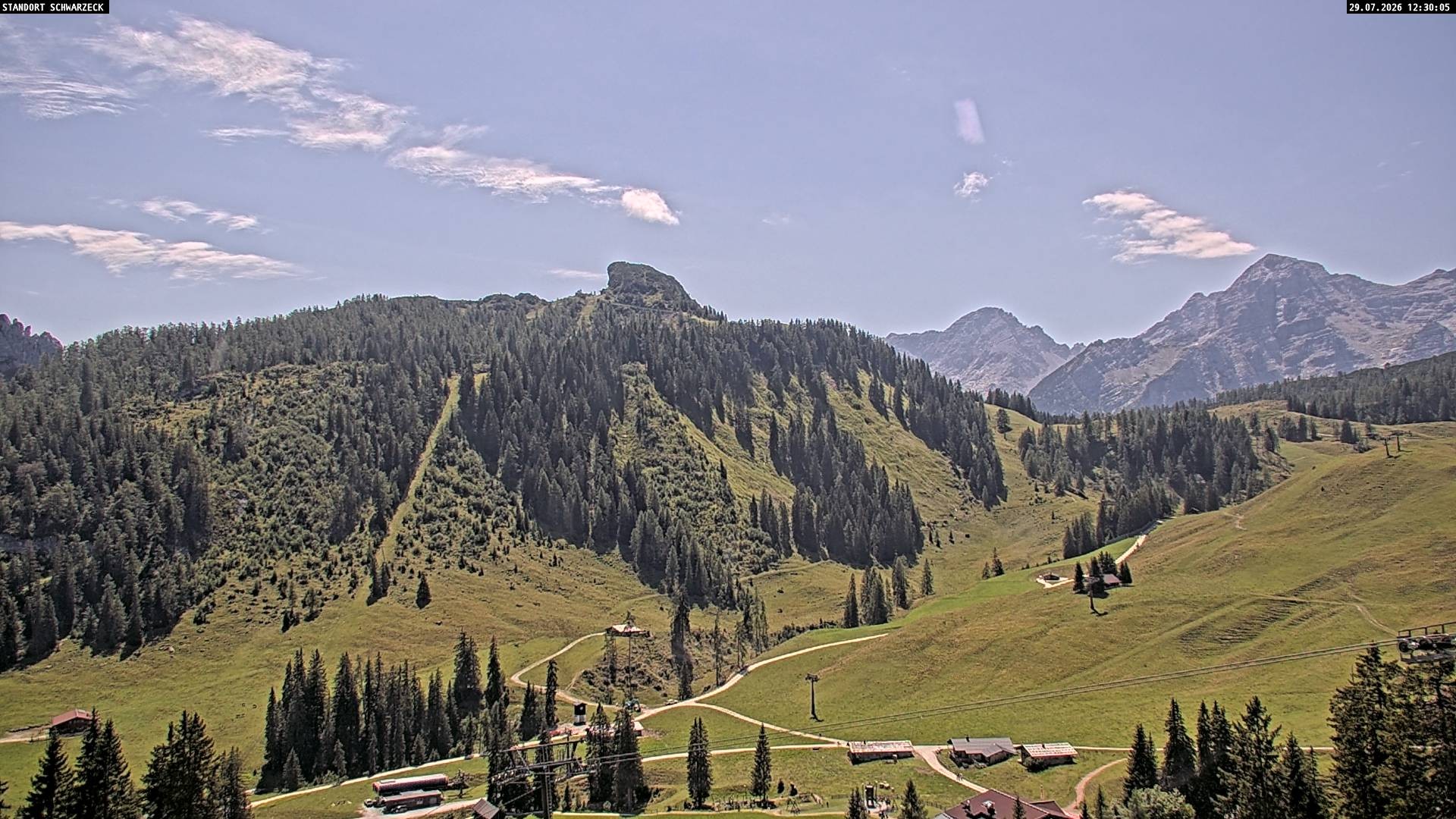 Archiv Foto Webcam Grubhörndl, Loferer Alm