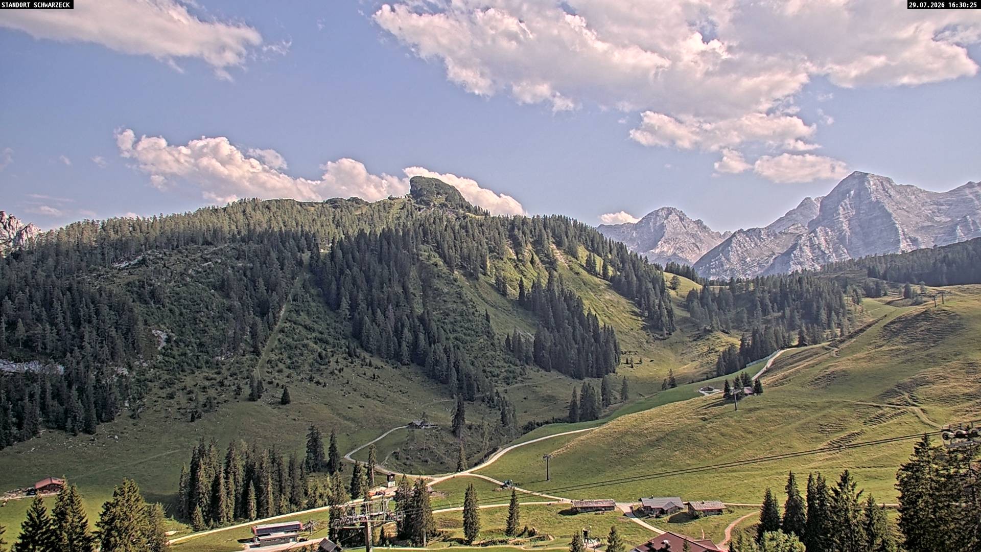 Archiv Foto Webcam Grubhörndl, Loferer Alm