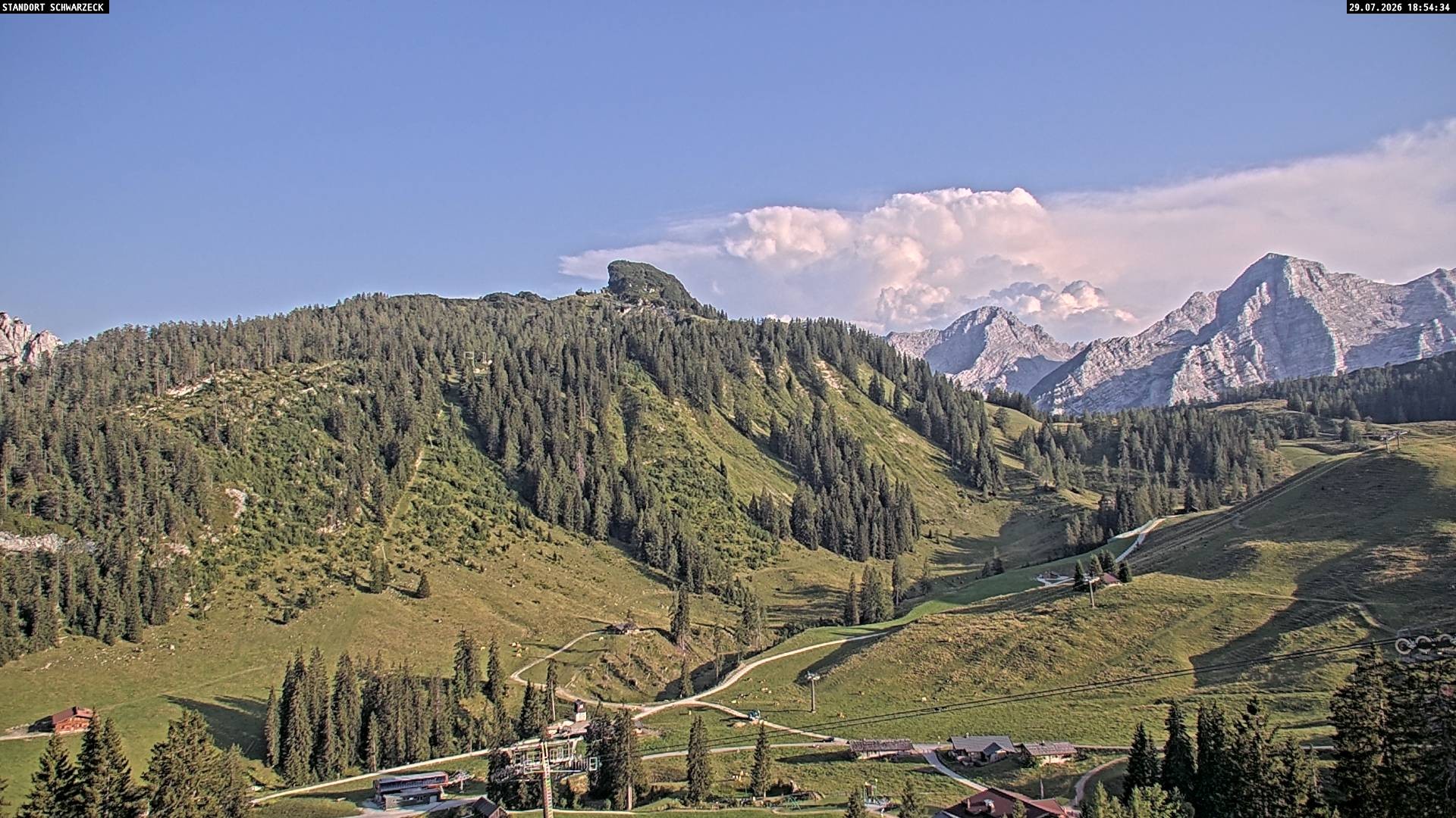 Archiv Foto Webcam Grubhörndl, Loferer Alm