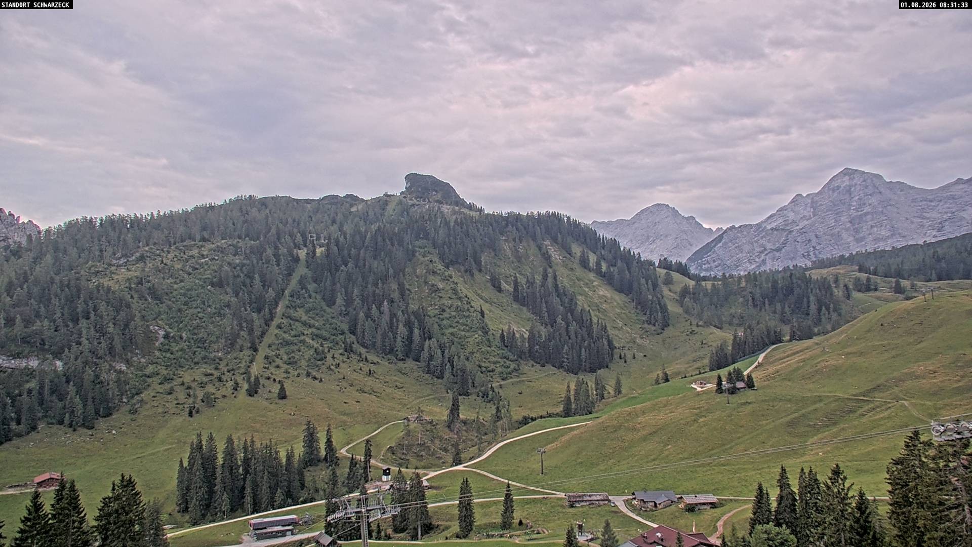 Archiv Foto Webcam Grubhörndl, Loferer Alm
