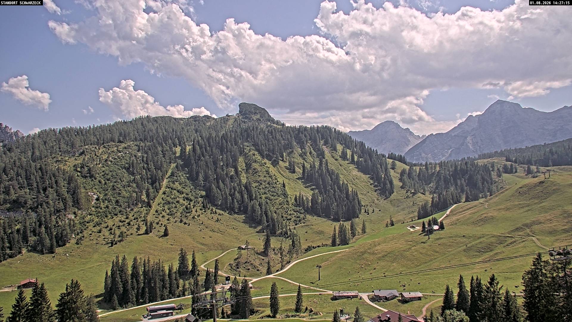 Archiv Foto Webcam Grubhörndl, Loferer Alm