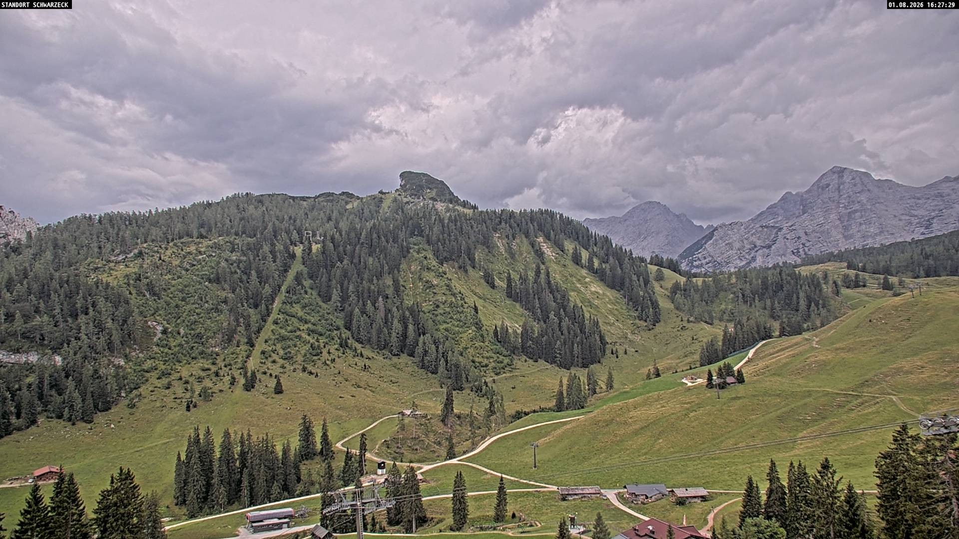 Archiv Foto Webcam Grubhörndl, Loferer Alm