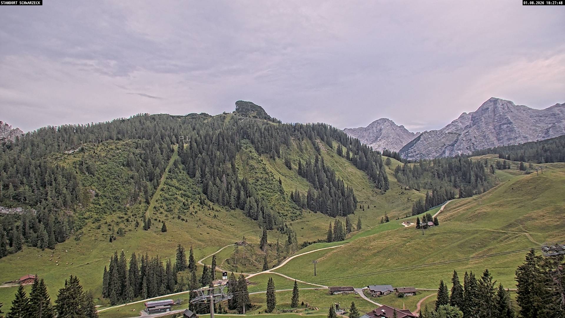 Archiv Foto Webcam Grubhörndl, Loferer Alm