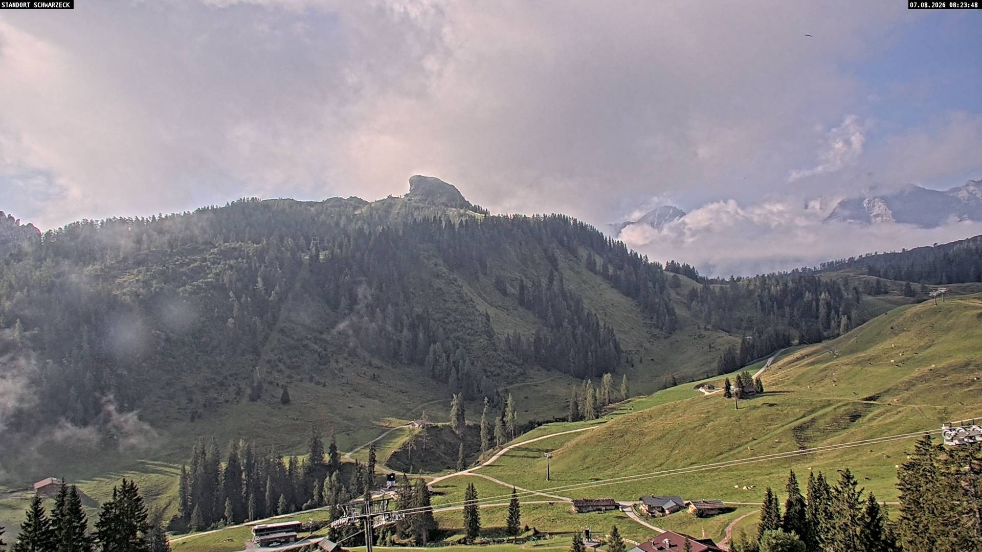Archiv Foto Webcam Grubhörndl, Loferer Alm