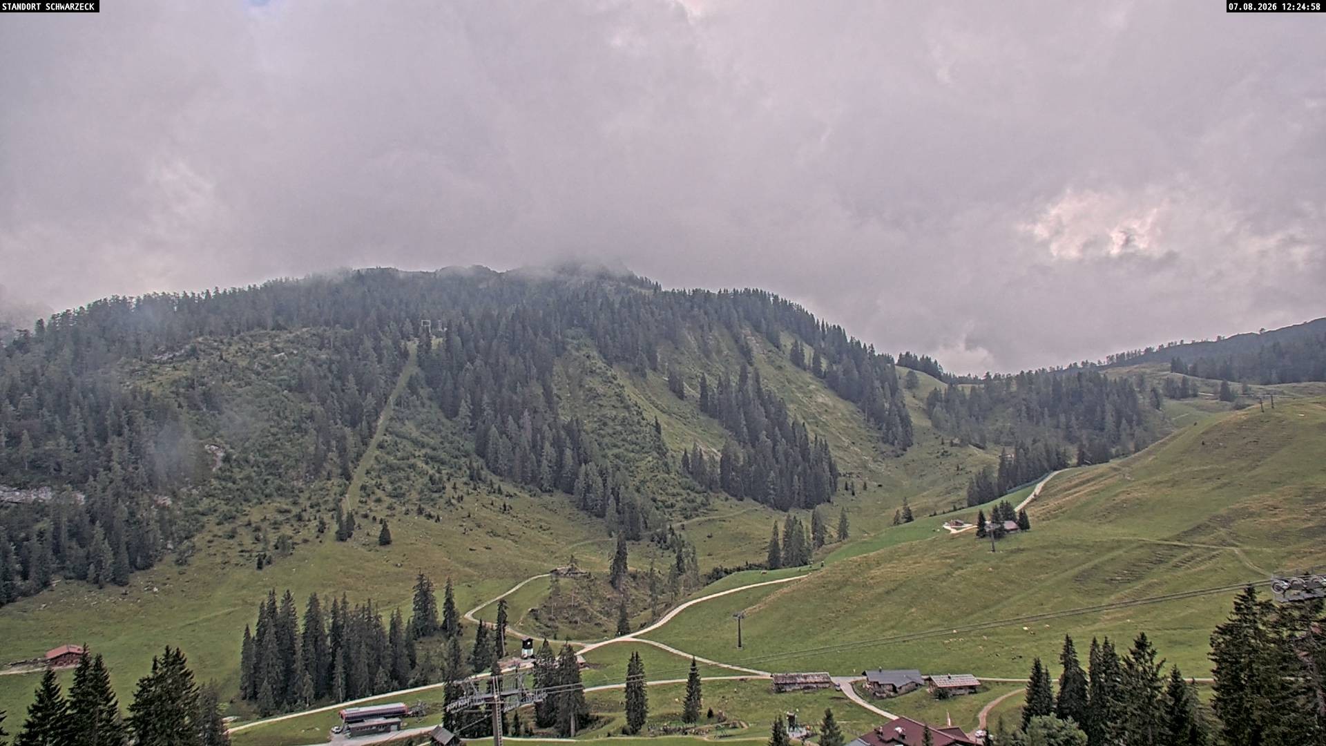 Archiv Foto Webcam Grubhörndl, Loferer Alm